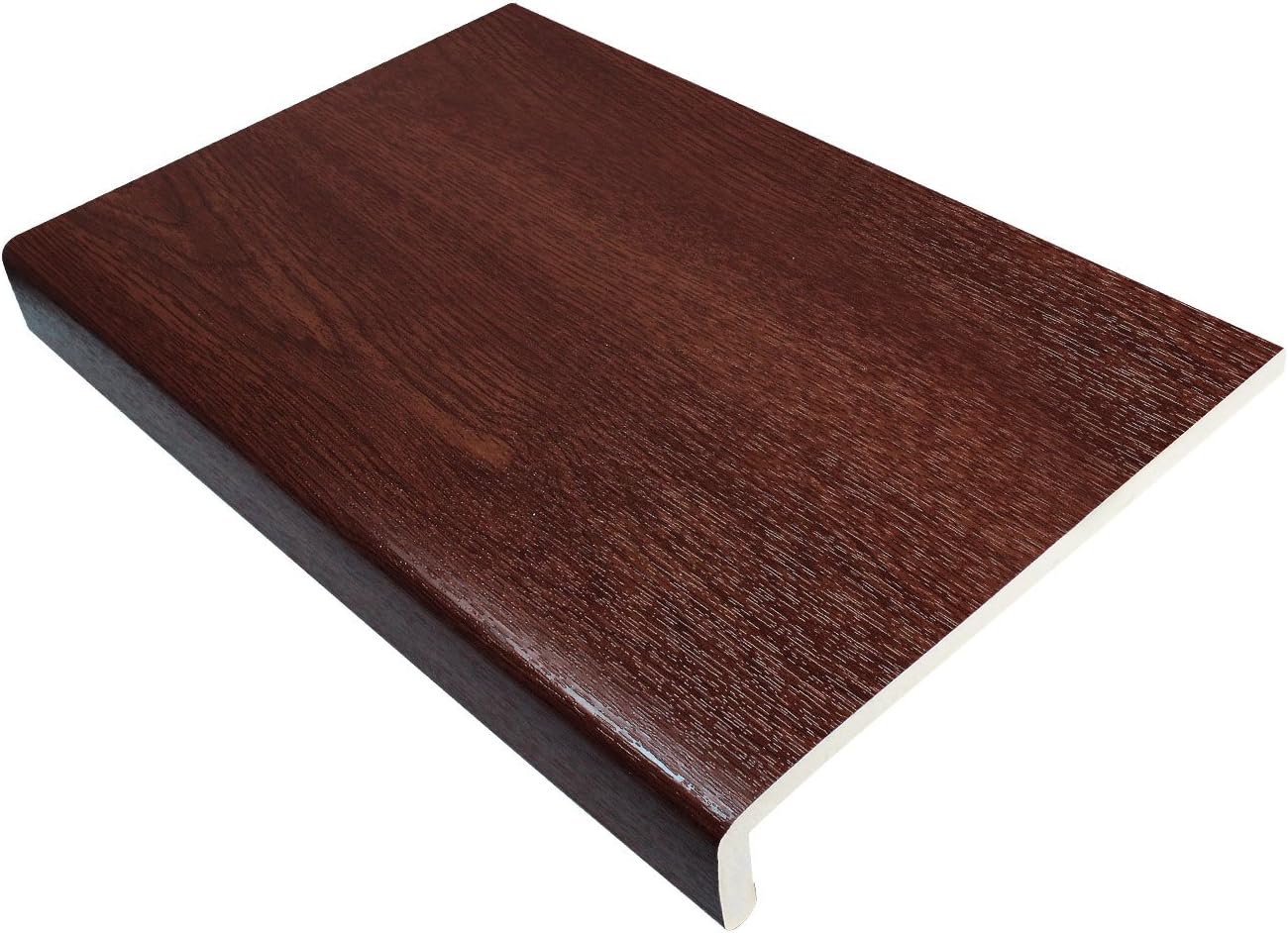 200mm Rosewood UPVC Window Board/Cill Cover 1.25m Long 9mm Thick