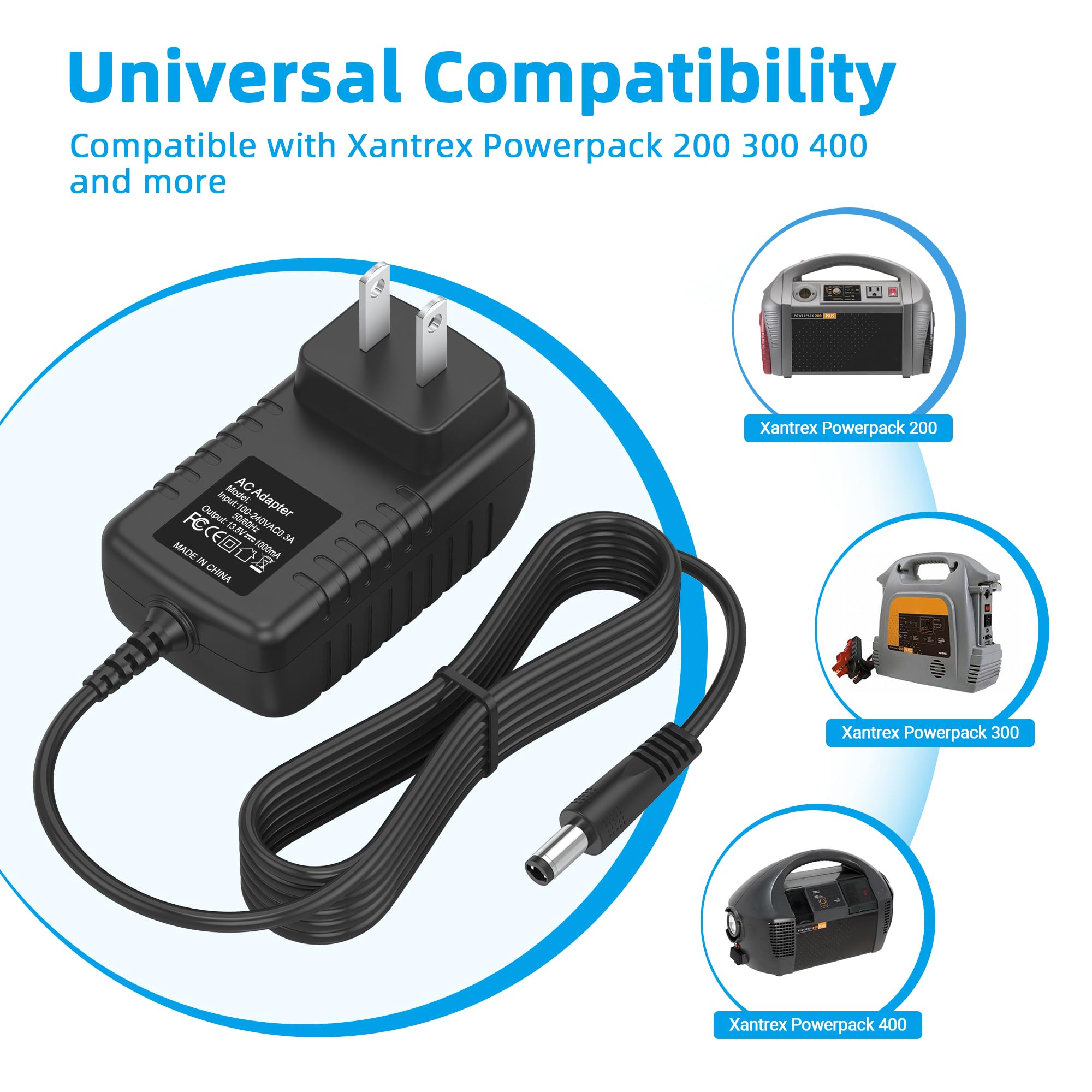 Amazon.com: PKPower AC Adapter For Xantrex Powerpack 200 300 300i