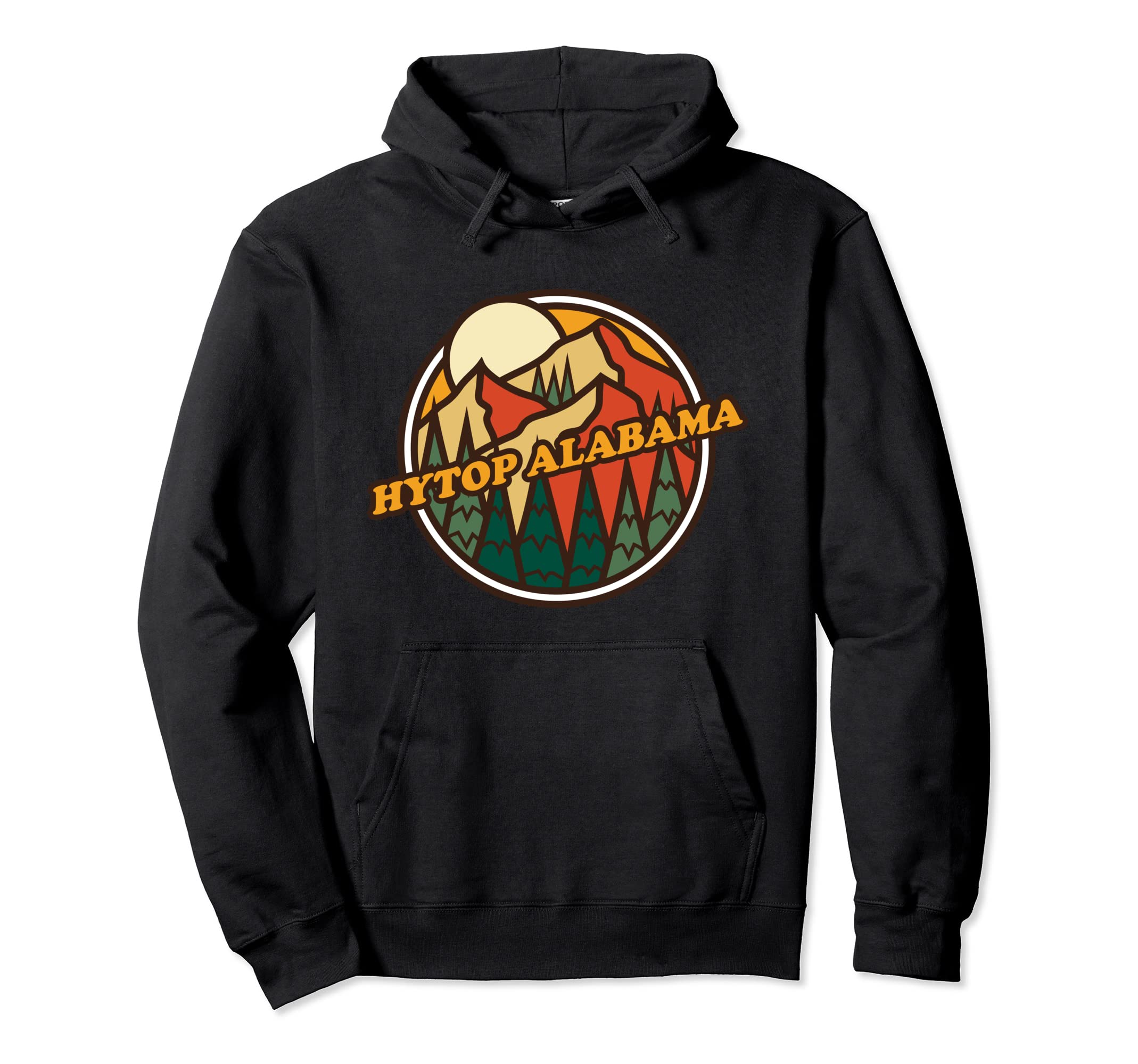 Vintage Hytop, Alabama Mountain Hiking Souvenir Print Pullover Hoodie
