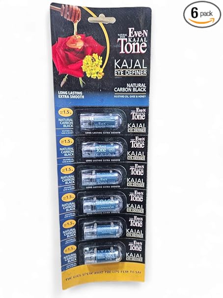 Eve-N Tone Kajal Eye Definer, Pack of 6