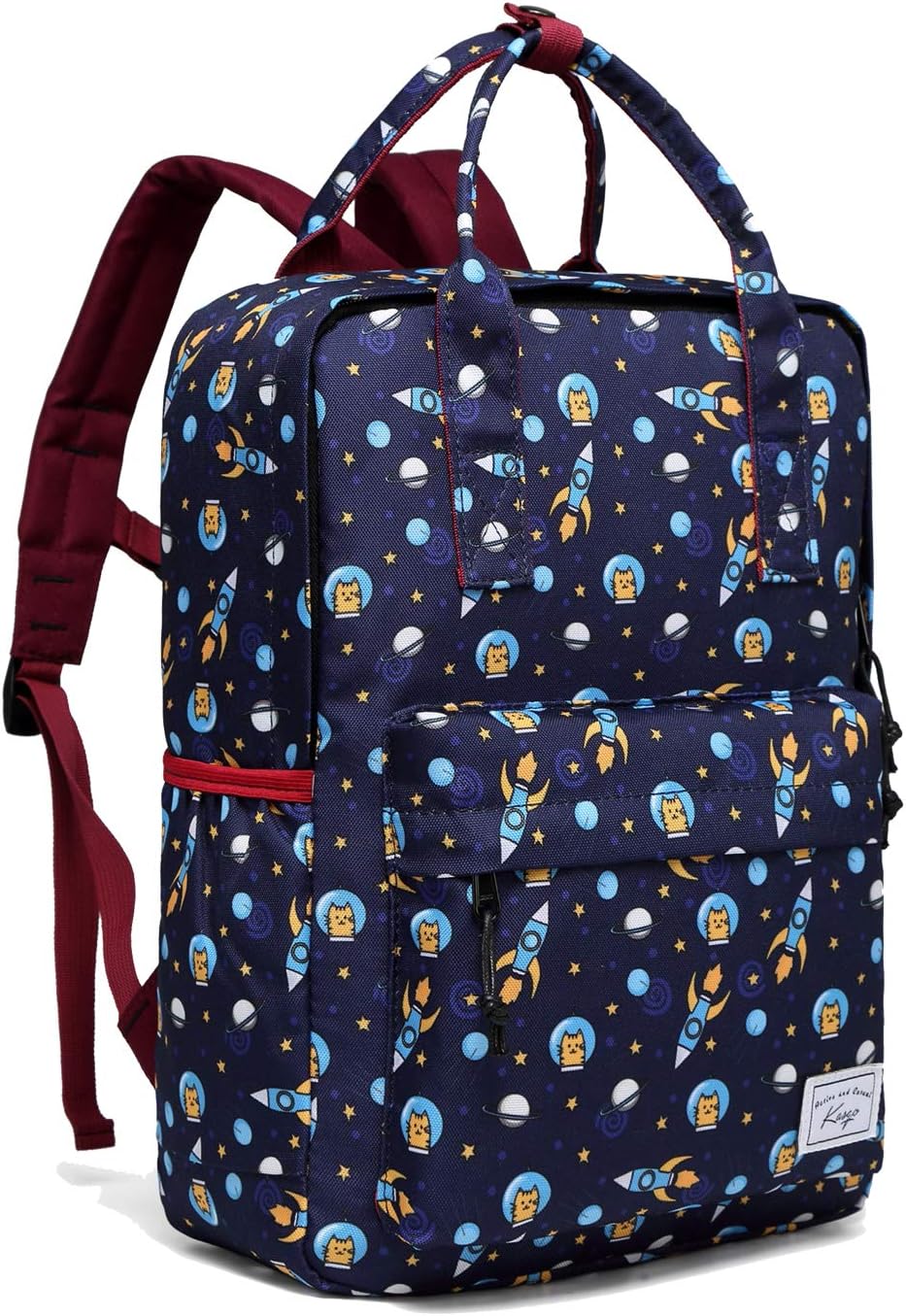 Kasqo Kids Backpack for Boys, WaterResistant Toddler School Backpack