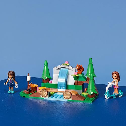 Miniatura 4 de LEGO Friends Forest Waterfall - Juego de aventura de campamento, juguetes de construcción con muñecas Andrea y Olivia, juguetes para niños de 5 años