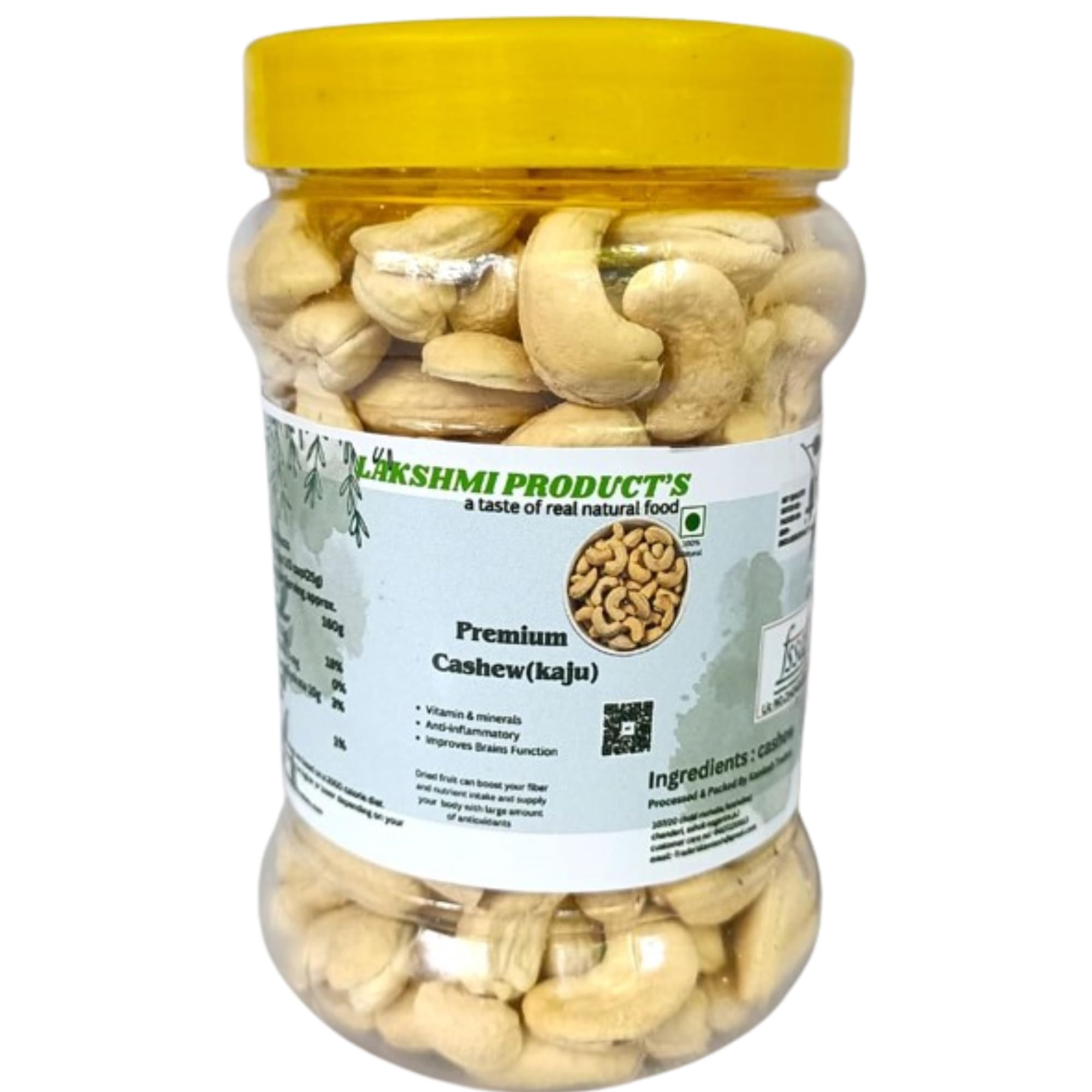 LAKSHMI Organic Cashew Nuts, 150 Gram Pack, Kernels, Natural & Fresh, Nutritious & Delicious, Premium Kaju, Rich in Protein, Magnesium & Phosphorus, Whole Nuts (B0D9QSQC68) Amazon Price History, Amazon Price Tracker