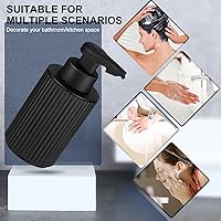 Vista 7 de Automatic Soap Dispenser Liquid Touchless: 9oz Black Plastic - Rechargeable Electric Smart 3 Level Adjustable Auto Hand Soap Dispenser - Dish Black