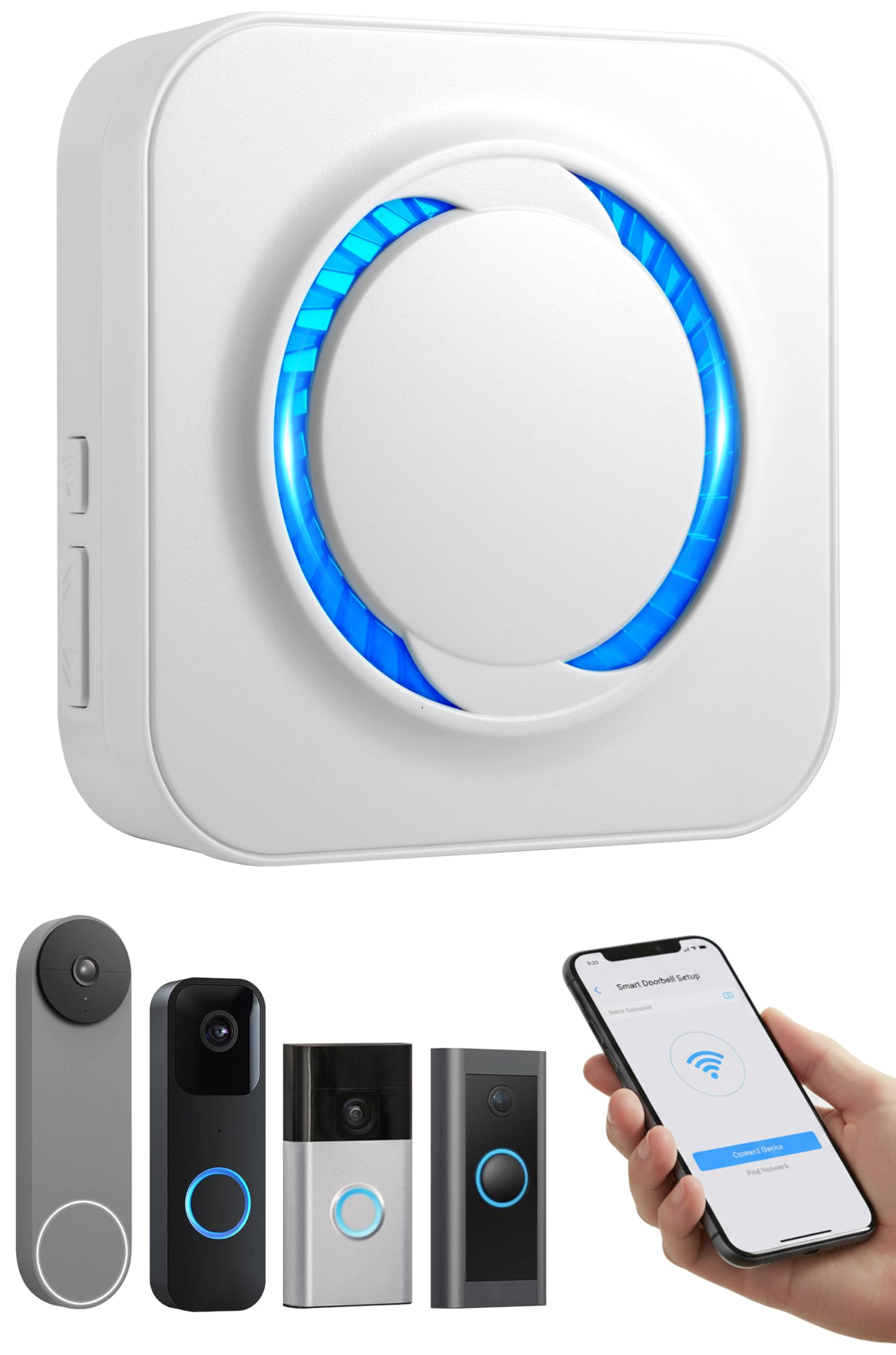 Amazon.com: MISDUOCOCO Wireless Doorbell Chime Extender for Ring