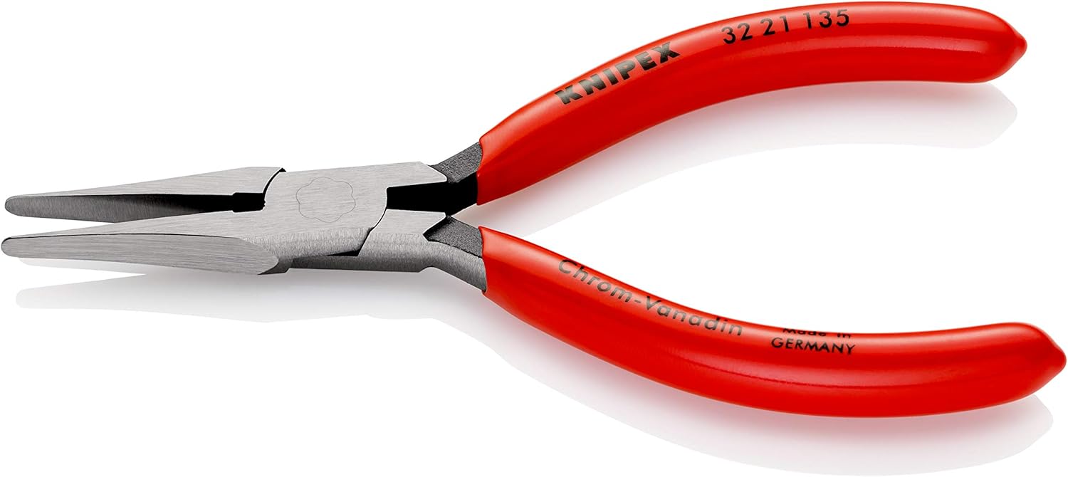 Knipex 32 21 135 Relay Adjusting Pliers 5,31" with flat jaws