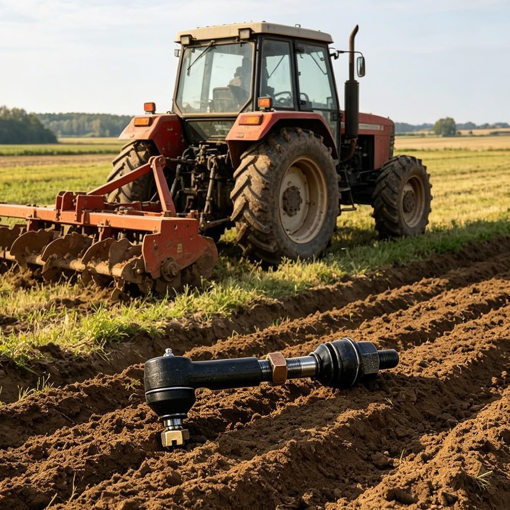 Kugelgelenk für Kubota L4508 Traktor – Ersatzteil TD030-13700 Gelenkkopf für Lenkung und Spurstange, robustes Landmaschinen Zubehör zur Reparatur, schwarz