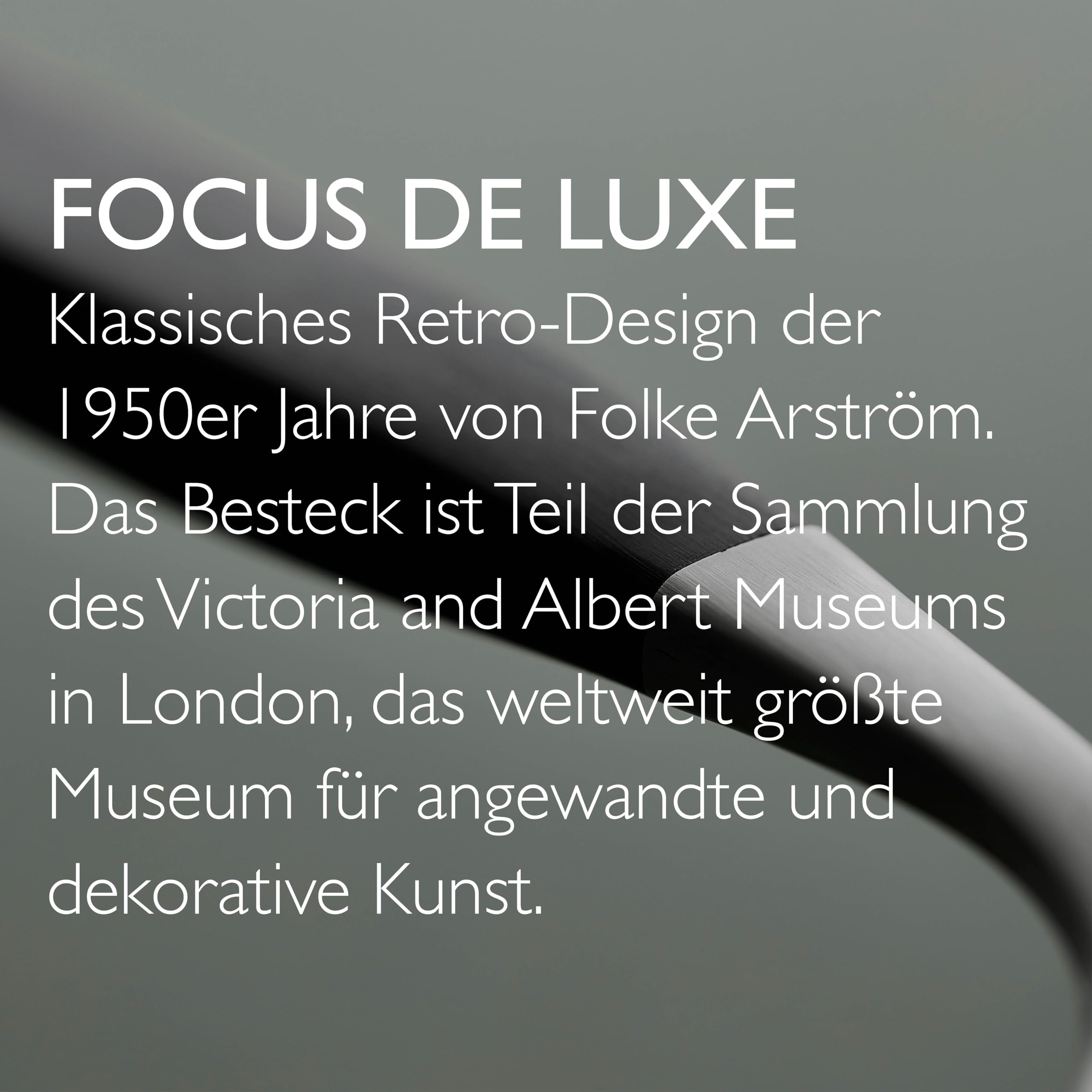 Gense Focus de Luxe Besteck Set 4 Personen, 12 Teiliges Besteckset, Essbesteck Set aus Schwarzem/Mattem Edelstahl, Spülmaschinenfest, Skandinavisches Design, Schwarz/Matt