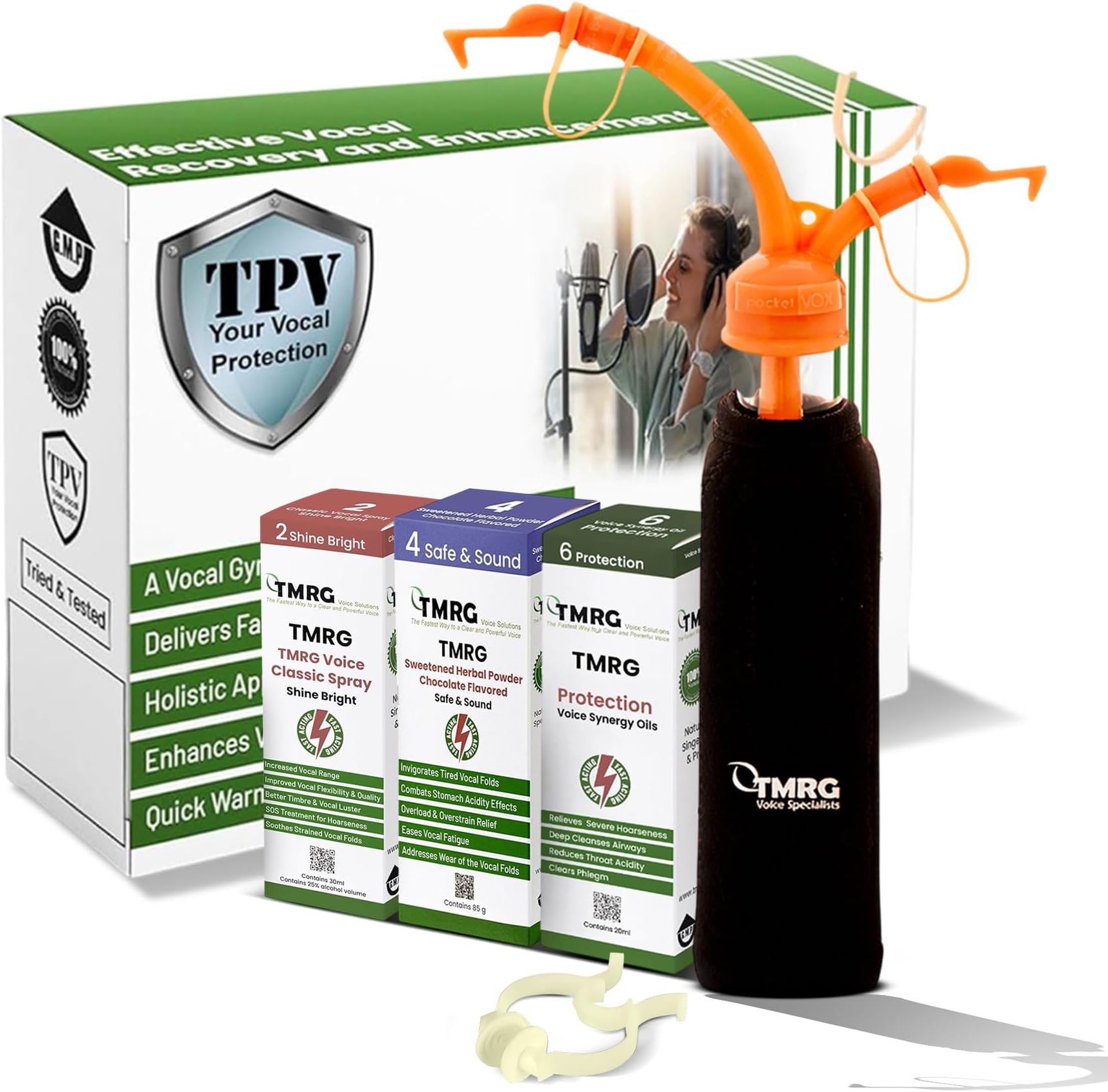 Vocal Therapy Kit - Transformative Technique for Achieving a Clear and Powerful Voice | Trusted by Professionals - Effective Vocal Recovery and Enhancement