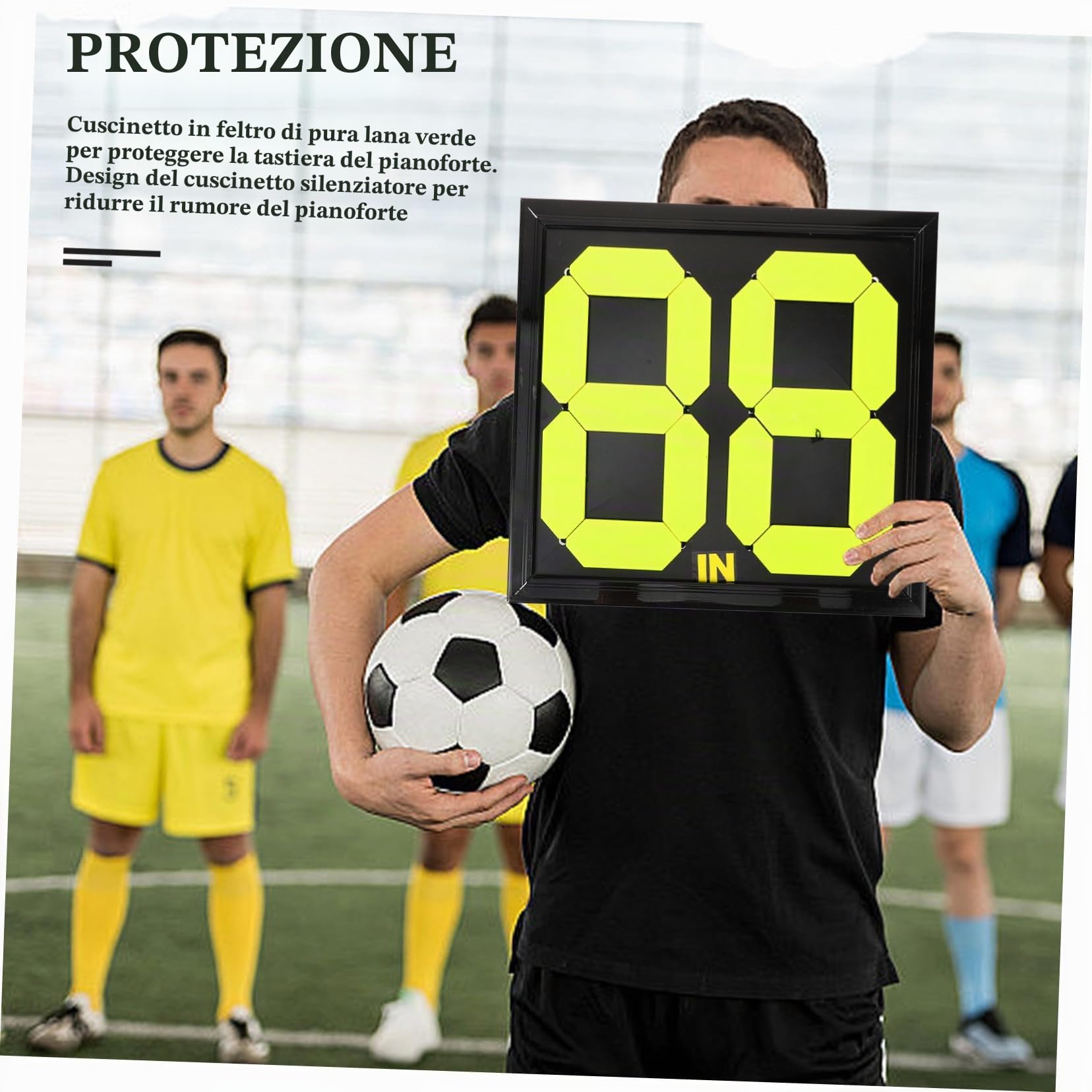 Cartellone Cambi Calcio Manuale per Arbitri, Tabellone Sostituzione | Pp, Attrezzatura per Partite di Calcio, Supporto per Sostituzioni Calcio in Gara