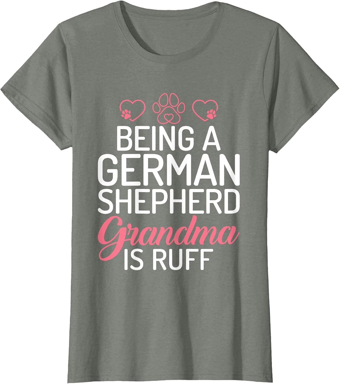 Being a Shepherd Grandmother is Neck Collar T-Shirt image 5