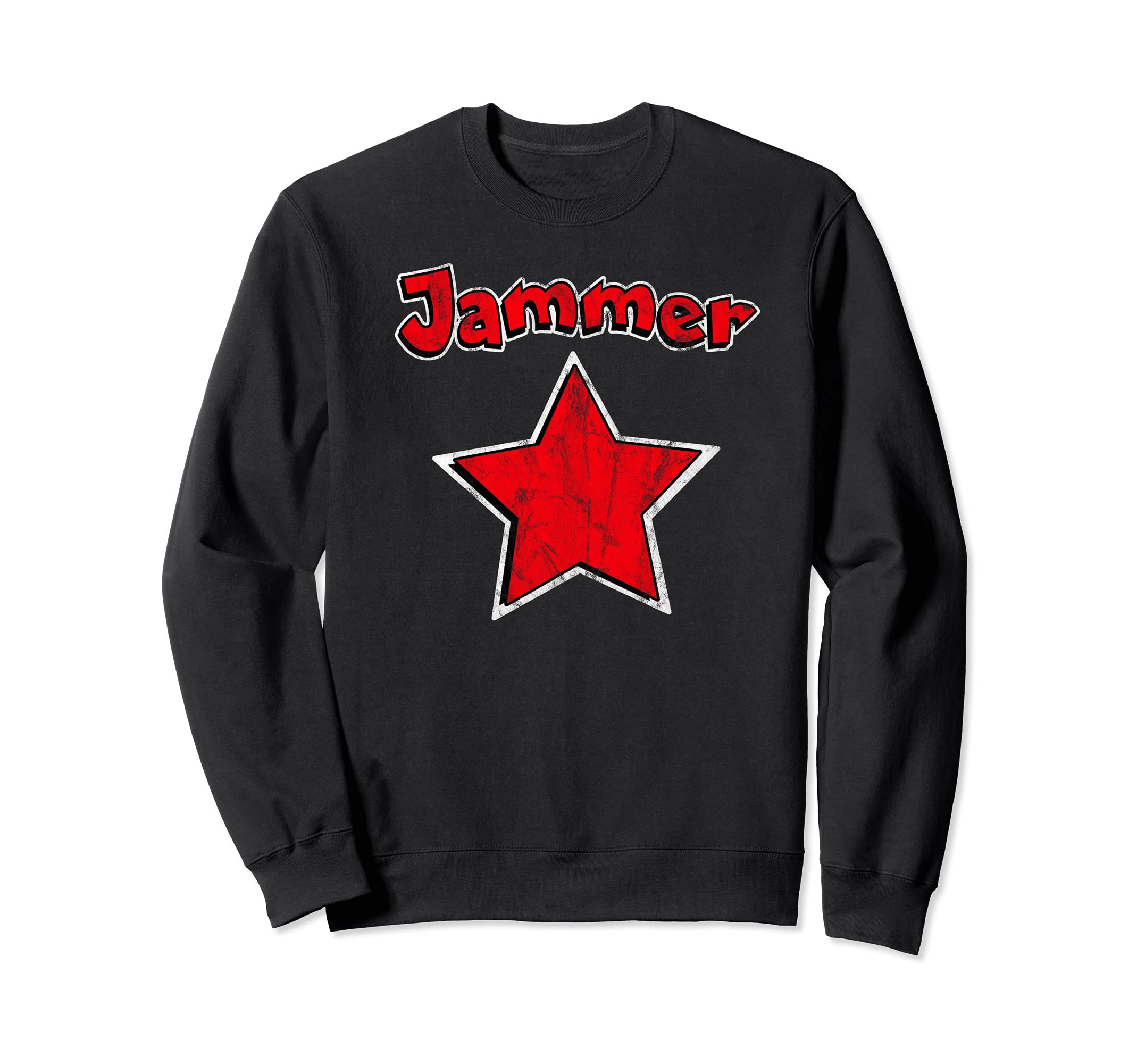 Retro Roller Derby Jammer Sweatshirt, Black