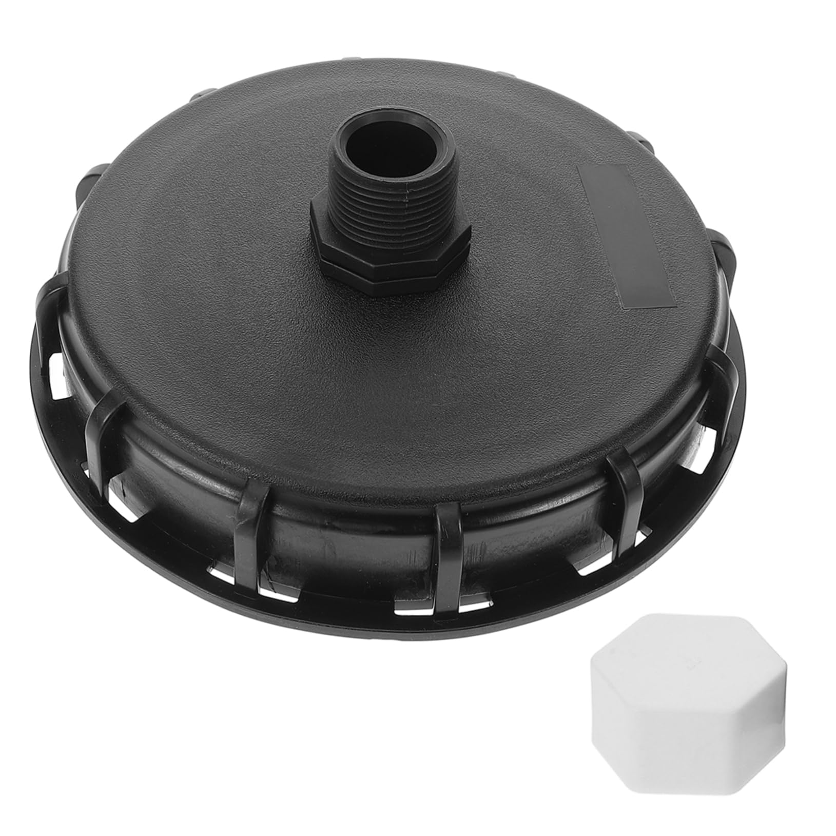 CHILDWEET Ton Barrel Accessories Ibc Tank Adapter Water Tank Cap Ibc Tank Lid Ibc Tote Lid Cap Hose Bucket Cover Ton Barrel Lid Bucket Lid Water Bucket Seal Caps Lid for Bucket Plastic Black