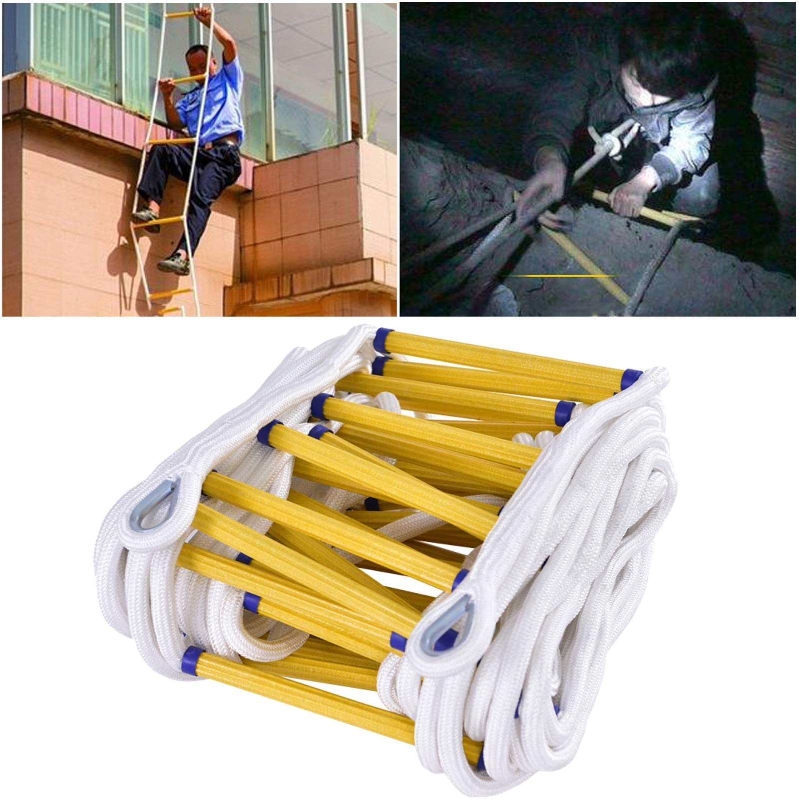 Buy MAHFEI Emergency Fire Escape Ladder, Flame Retardant Safety Rope