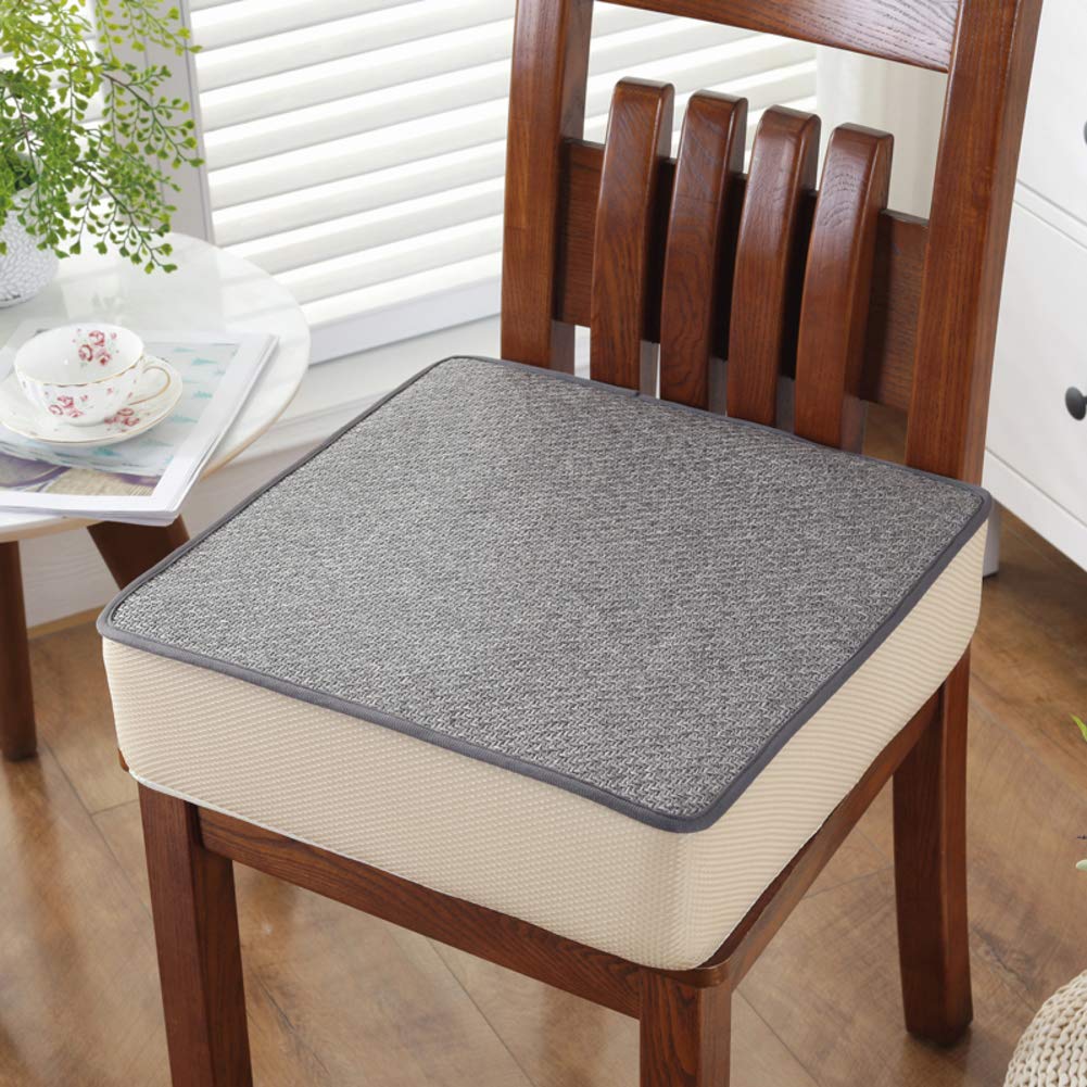 Japanese-style Tatami Chair Cushion,thicken Sponge Non-slip Seat Pad Detachable Washable Seat Cushion Breathable Cool-d 50x50x5cm(20x20x2)