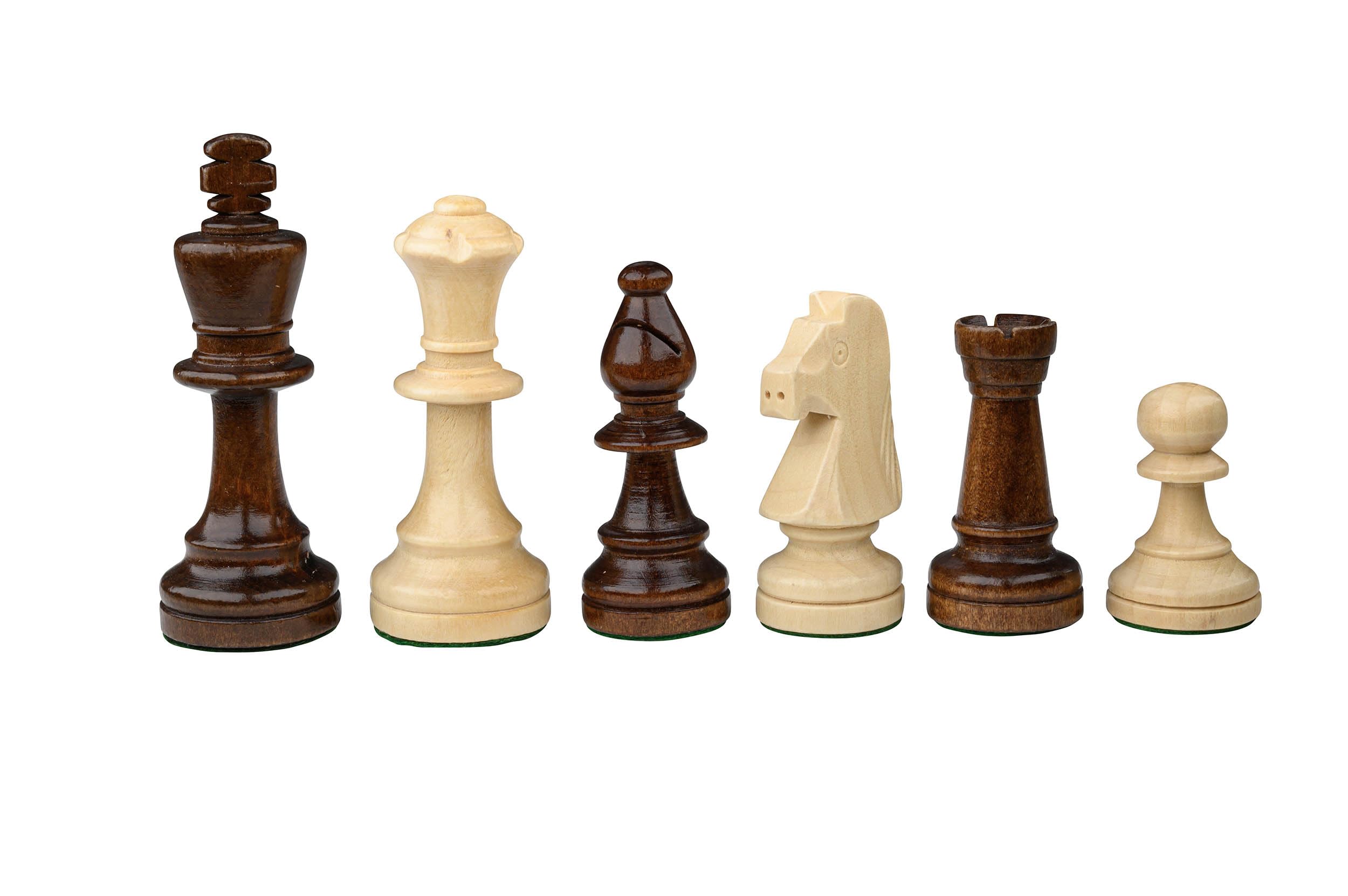 Philos 2092 Chess Pieces Richard King Height 90 mm in Wooden Box, Multicoloured, 90/35 mm - Image 4