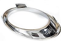 Vista 6 de BXZ Parachoques delantero antiniebla lámpara bisel Trim cromo cubierta izquierda izquierda izquierda conductor pasajero par para 2013 2014 2015 2016