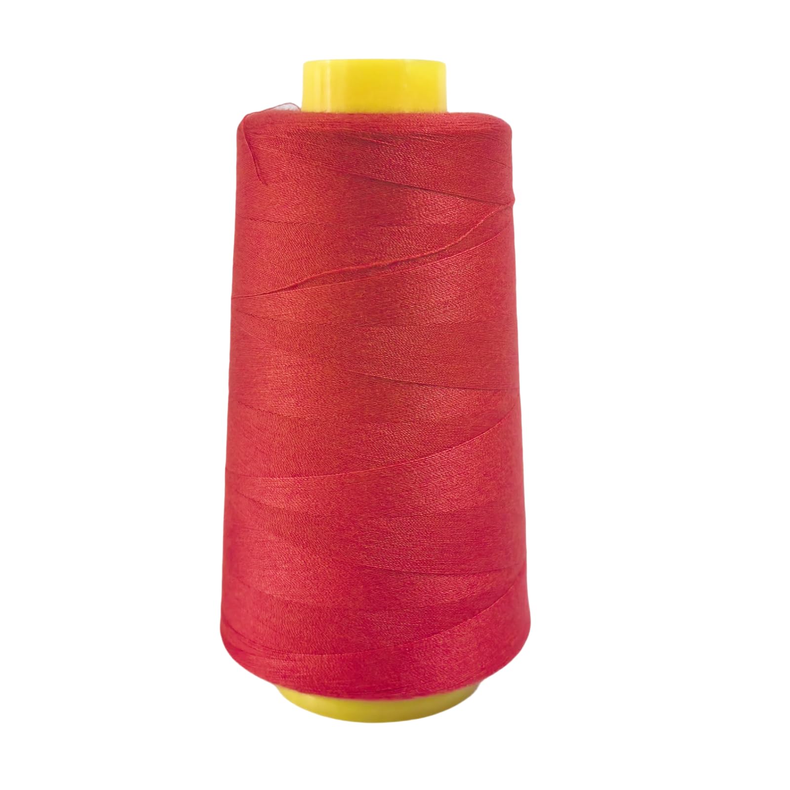 3000Yard Red Sewing Thread,Polyester Thread for Sewing Machine Overlocker Embroidery Threads, 3000Yard 40S/2