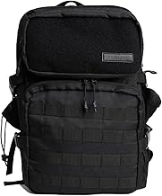 FUAARK Men Ironclad Tactical 45L Polyester Backpack - Black