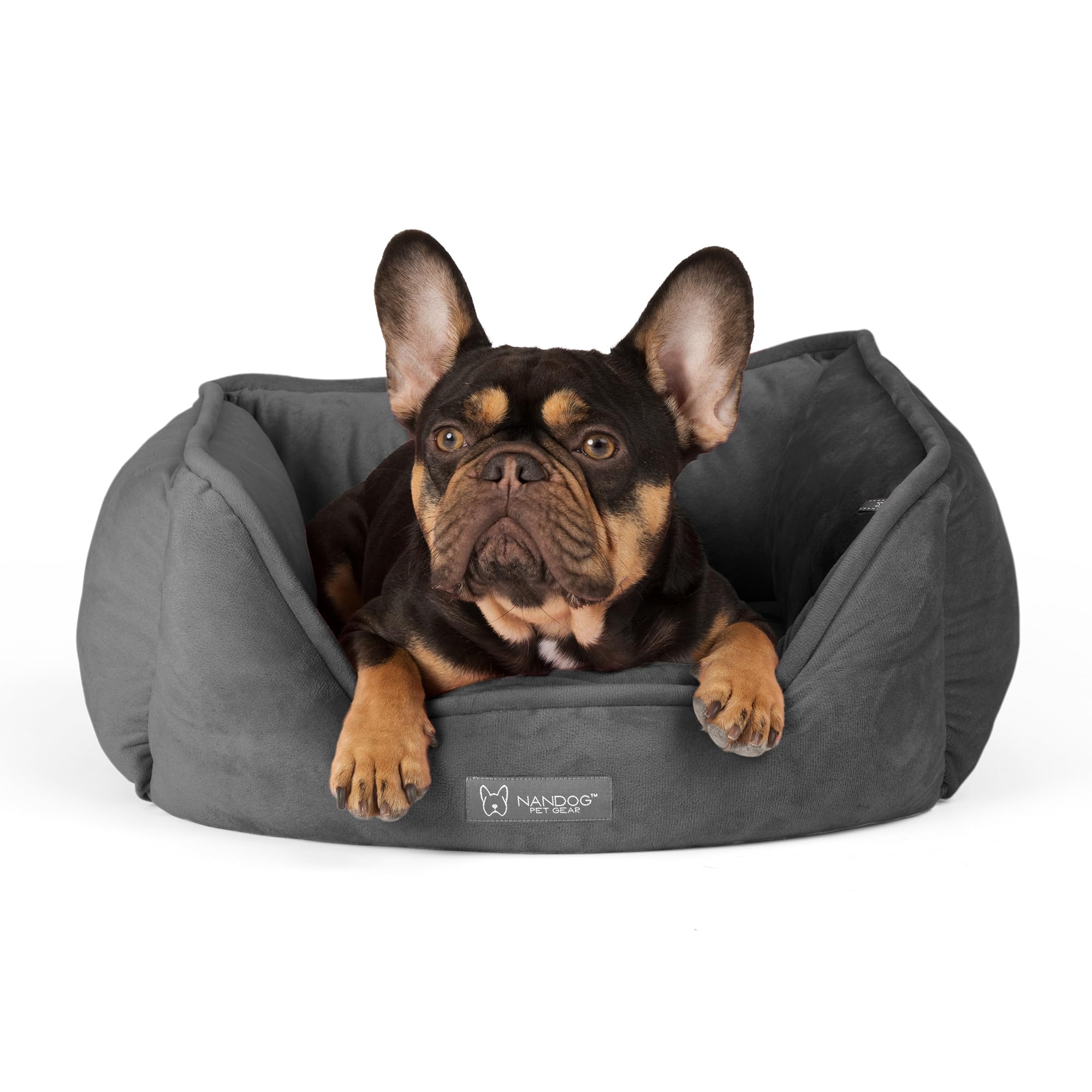 NANDOG Reversible Dog Bed from The Signature Collection Luxury Cloud-Soft Pet Bed for Small to Medium Dogs Cats