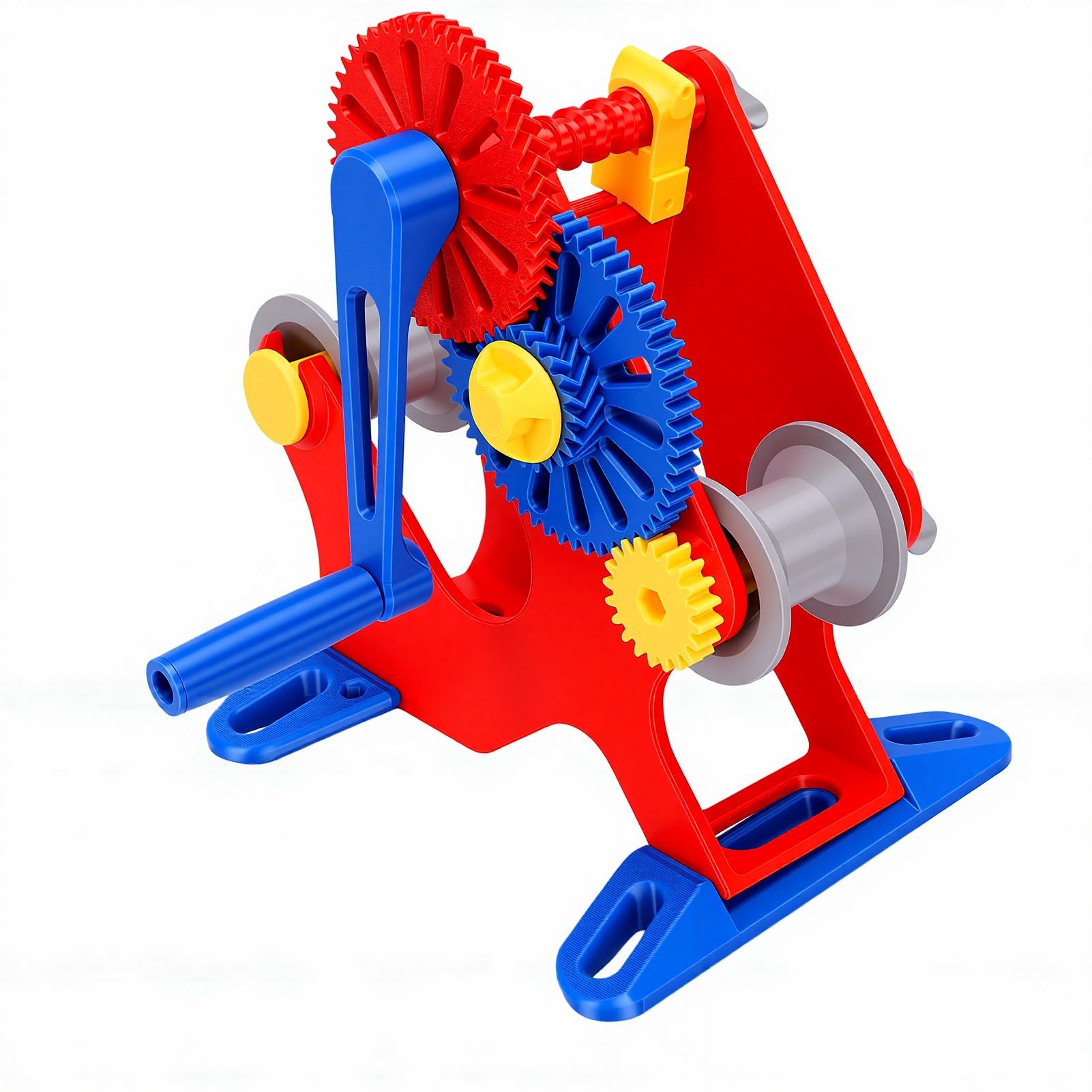 Jeffergarden Szpularka do Filamentu Ręczna z korbą, na Szpule 1kg, z Odłączanym Modułowym Designem, Równomierne Nawijanie dla Hobbystów Druku 3D.
