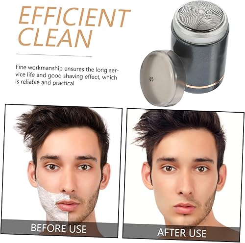 Miniatura 6 de minkissy 5 Sets Razor Electric Safety Shaver Beard Maquina De Afeitar para Hombre Face Trimmer Facial Hair Shaver Men Accesorios Aleación de