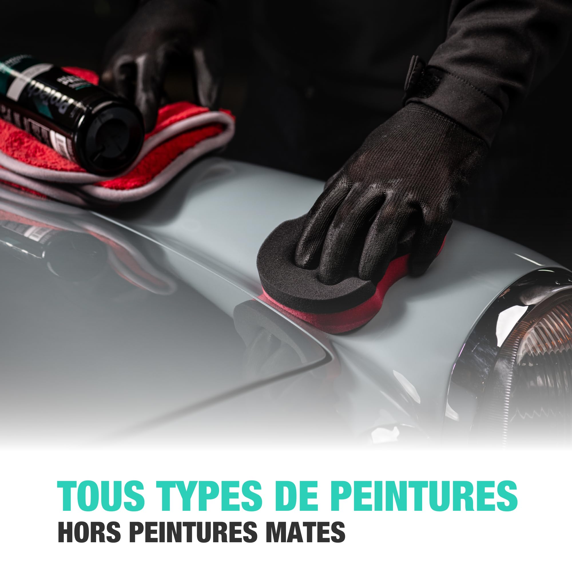 ProTechMC | Rénovateur de Peinture pour Voiture | Efface Rayure Voiture | Ravive la Peinture | Anti Rayure Voiture Compatible avec Toutes Peintures (Hors Mates) | sans Rinçage | Made in France | 500ML