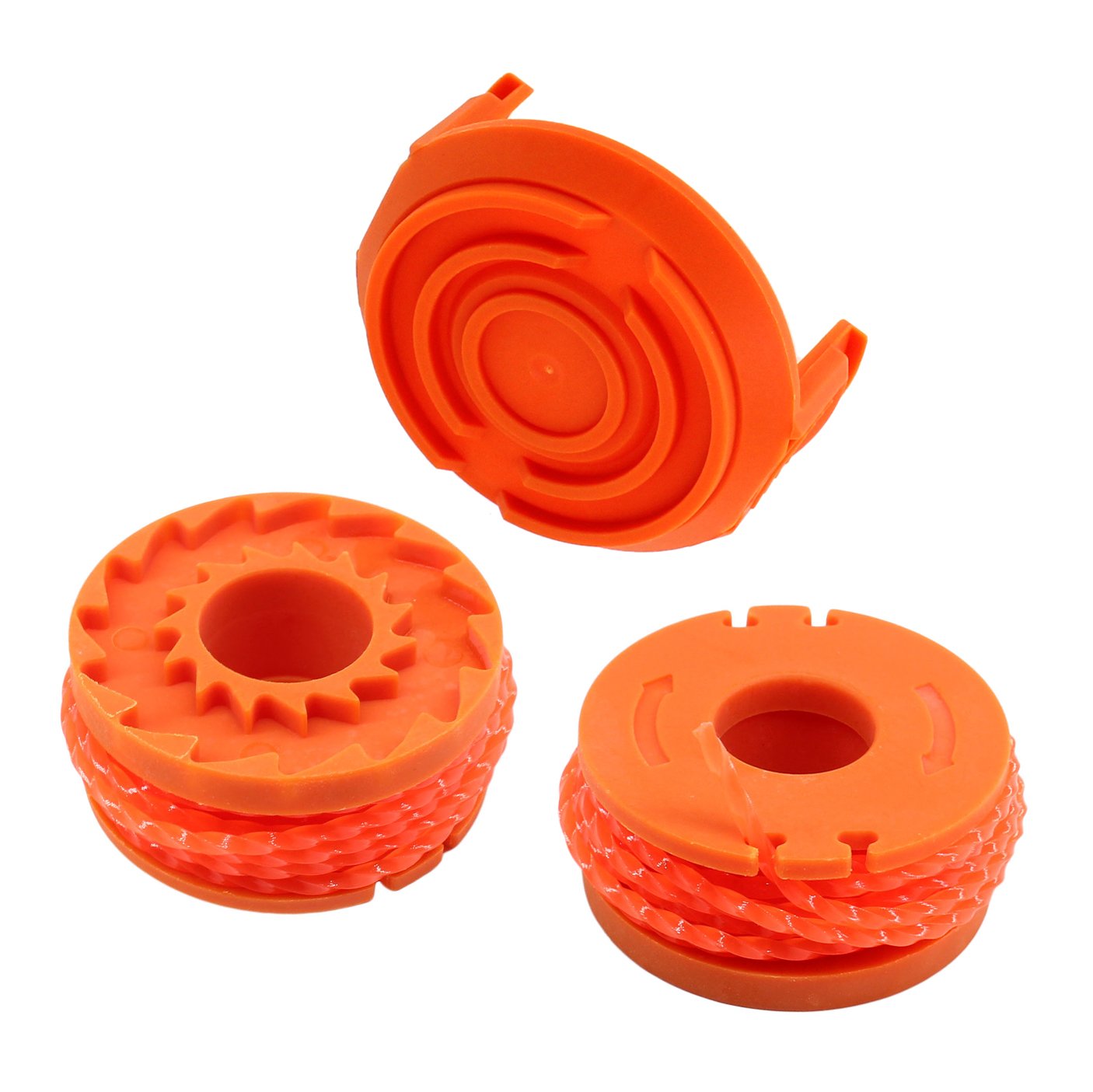 AISEN Spool Insert & Cover for WORX WG/GT 151 155 157 163 169E Strimmer WA6531 WA0010