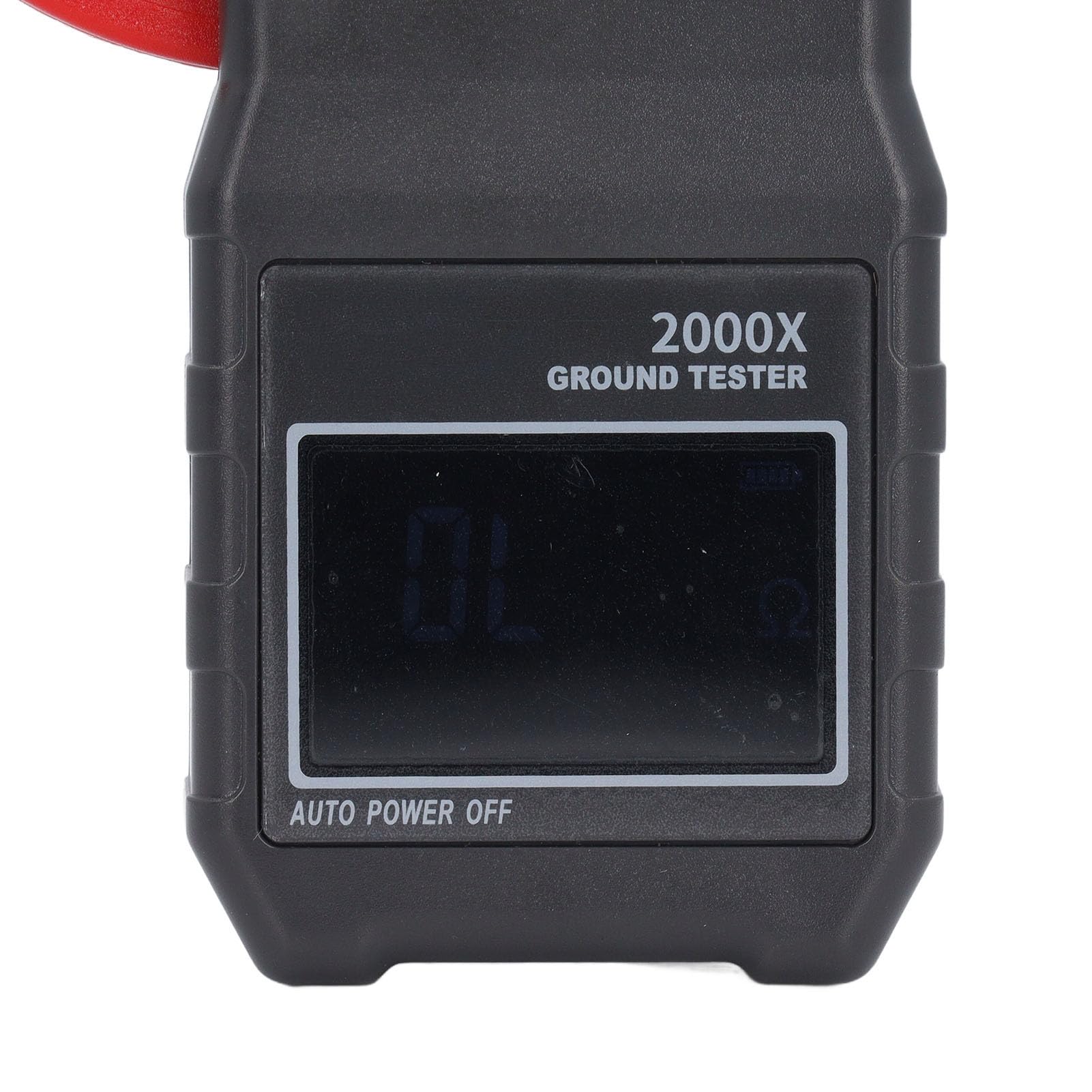 LCD Clamp Earth Tester, Digitaler Widerstandsmesser Display 0,01~500 Ω Erdungsmesszange Messgeräte Automatisch Ranging