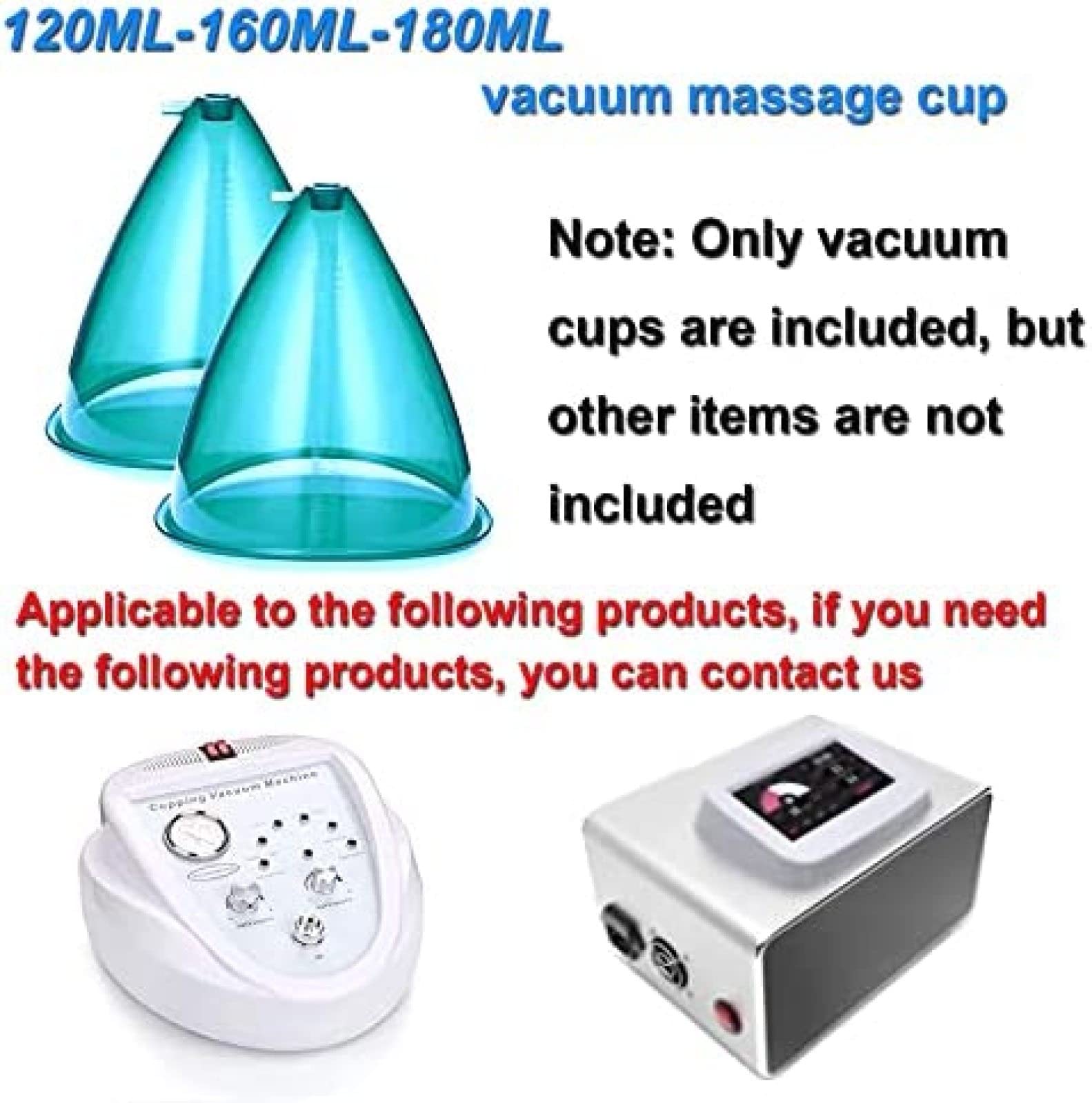 Amazon.co.jp: カッピング治療機アクセサリー、超大型真空吸引カップ