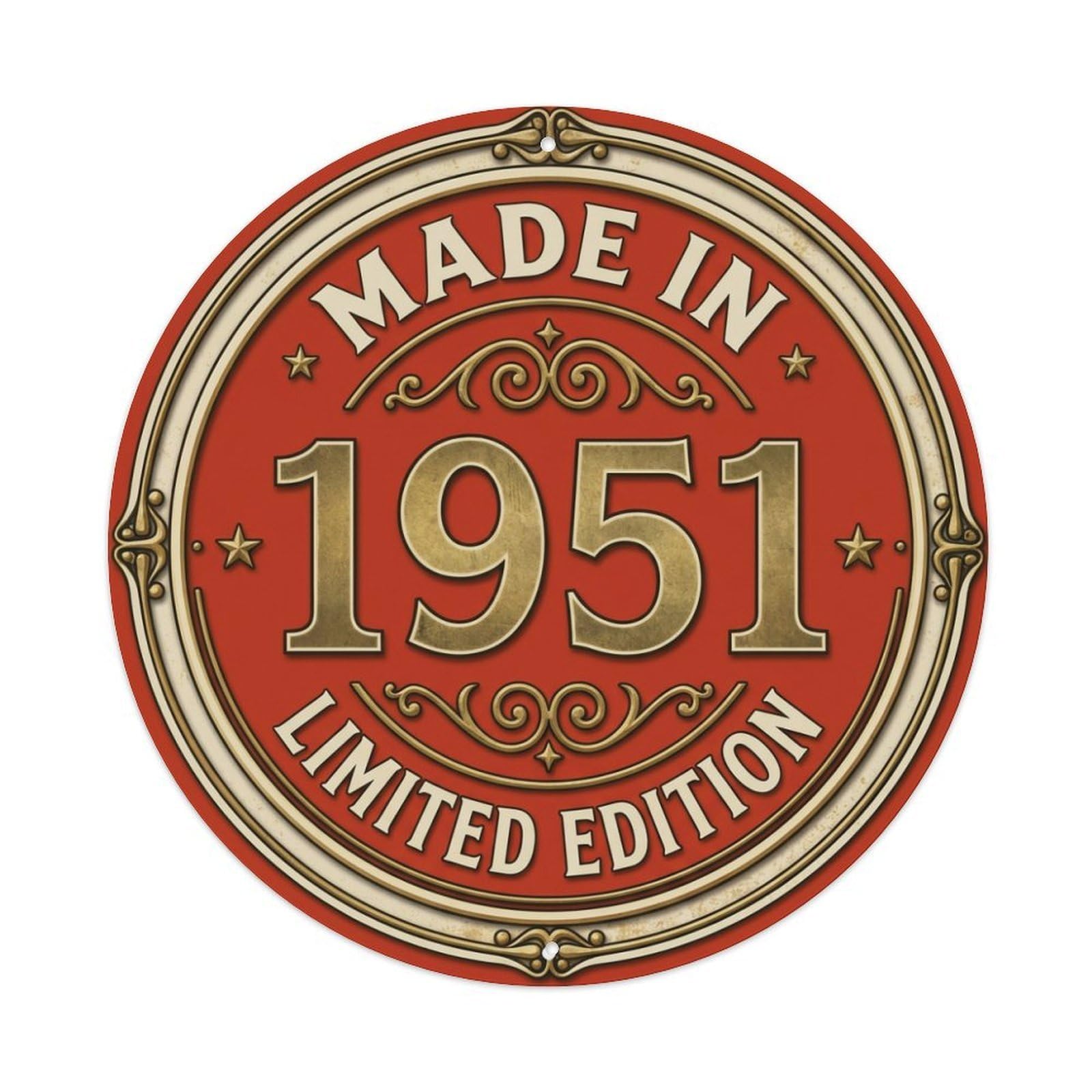 Made In 1951 Limited Edition Metal Tin Sign
