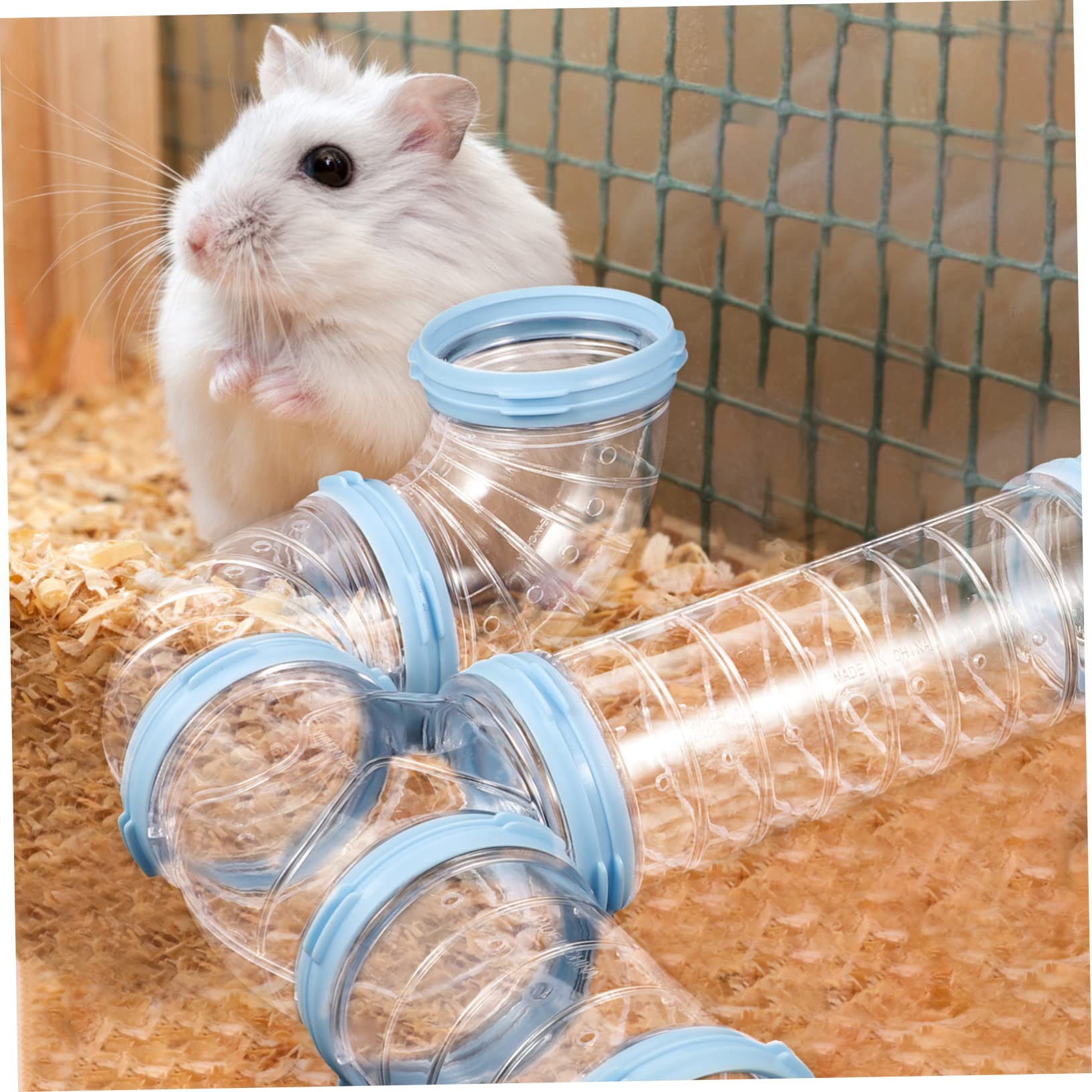 Hamster Röhrenset als Verbindungstunnel, Transparent, PP, 2 Satz