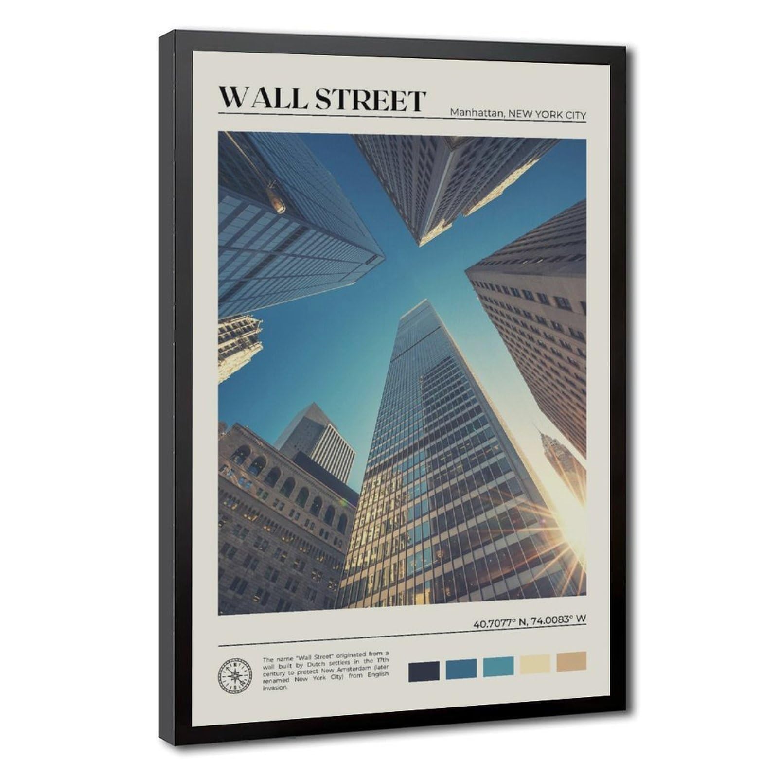 Bareronor Street Poster Canvas Poster Bedroom Decor Landscape Office Room Decor Gift 24" L X 36" W
