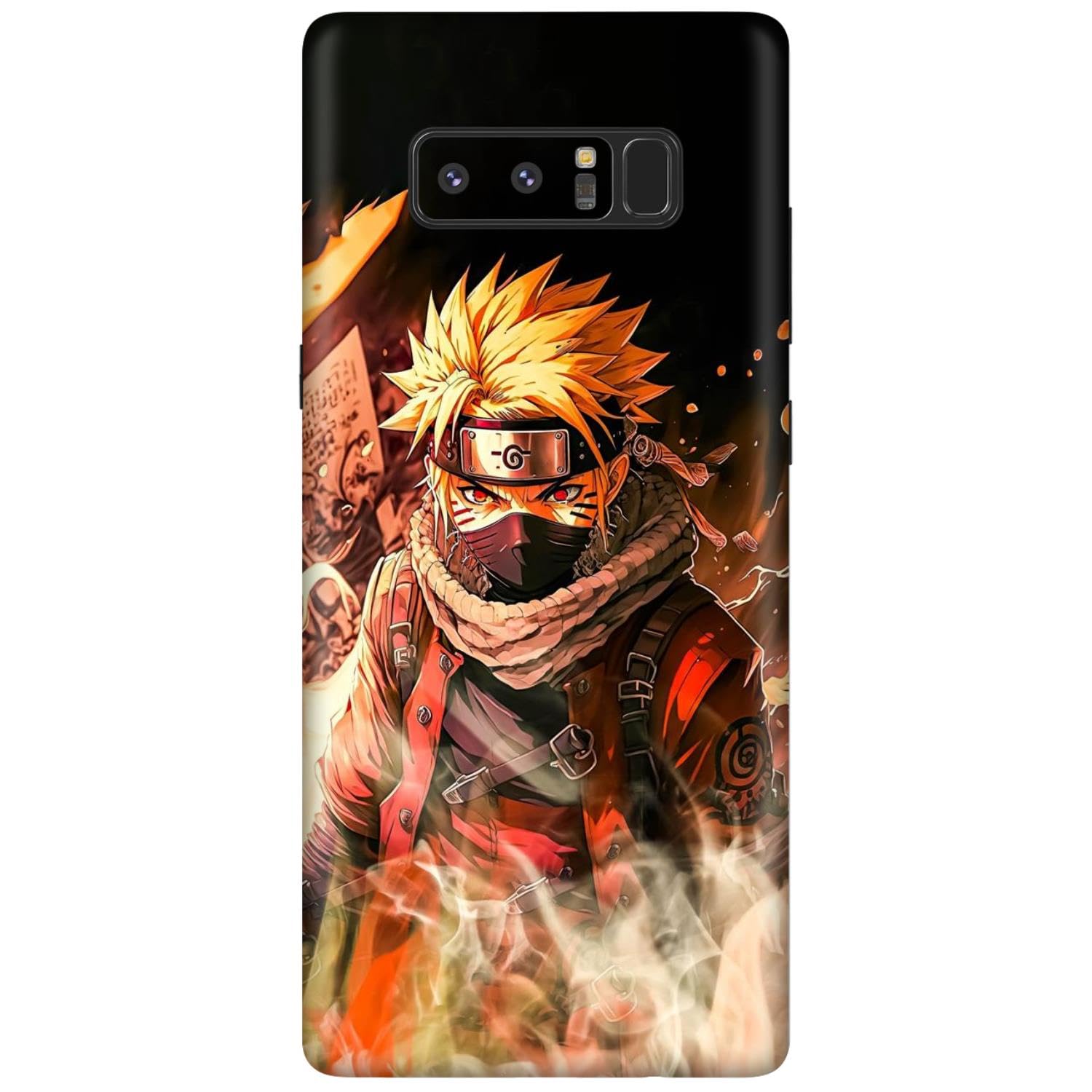 SKINADDA Mobile Skin Compatible with Samsung Galaxy Note 8 (Not Back Cover) Back & Camera Protector; JAM-SAGA Note 8-049
