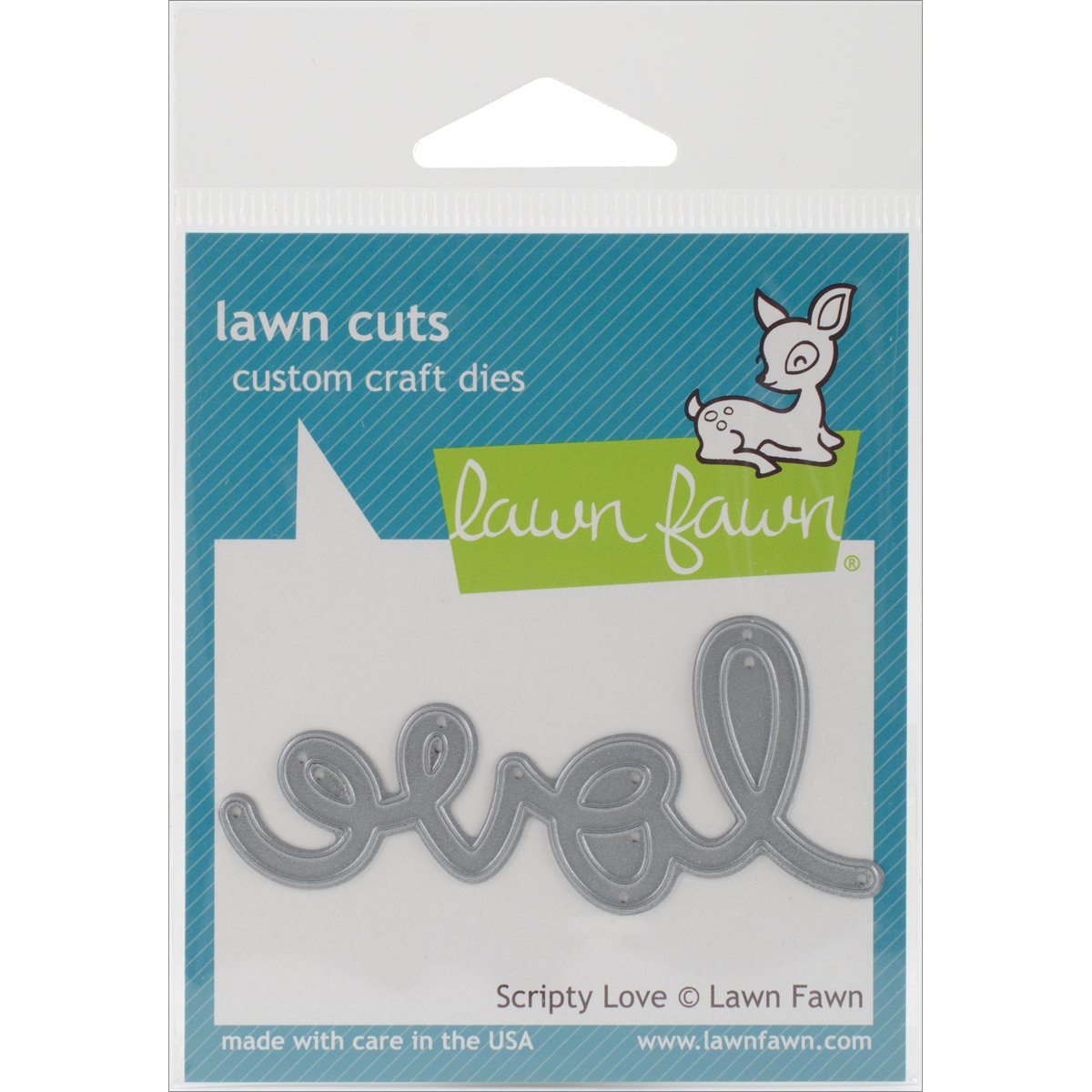 Lawn Fawn Cuts Scripty Love Universal Custom Craft Cutting Dies LF794