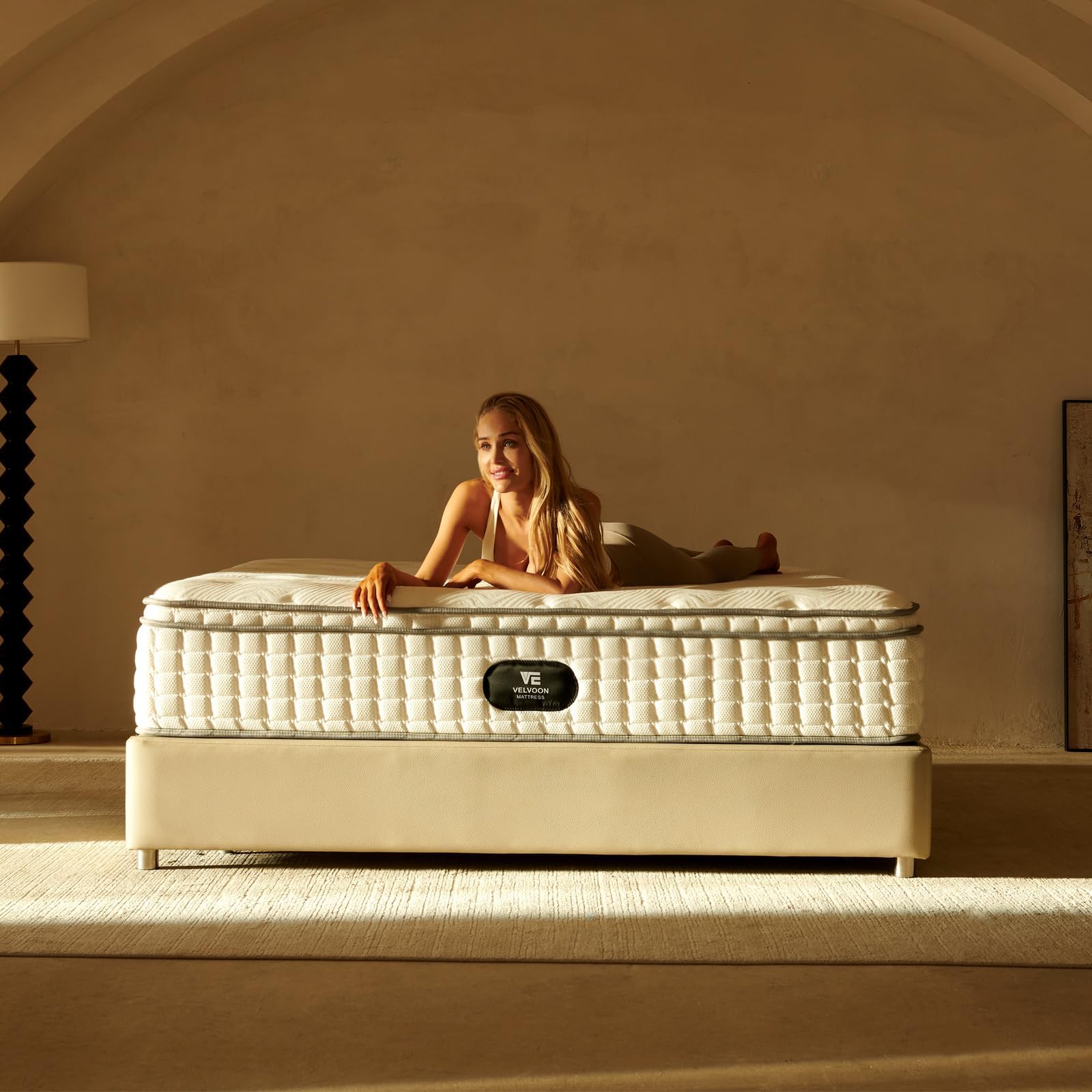 Photo 1 of ***FACTORY SEALED - OPENED FOR INSPECTION***     ***TRUCK/TRAILER PICKUP ONLY***   VELVOON Queen Mattress,12 inch Cooling Gel Memory Foam Mattress,Cool Sleep,Pressure Relief with Medium Firm Support,Improves Sleep,CertiPUR-US Certified for Materials,No Fi