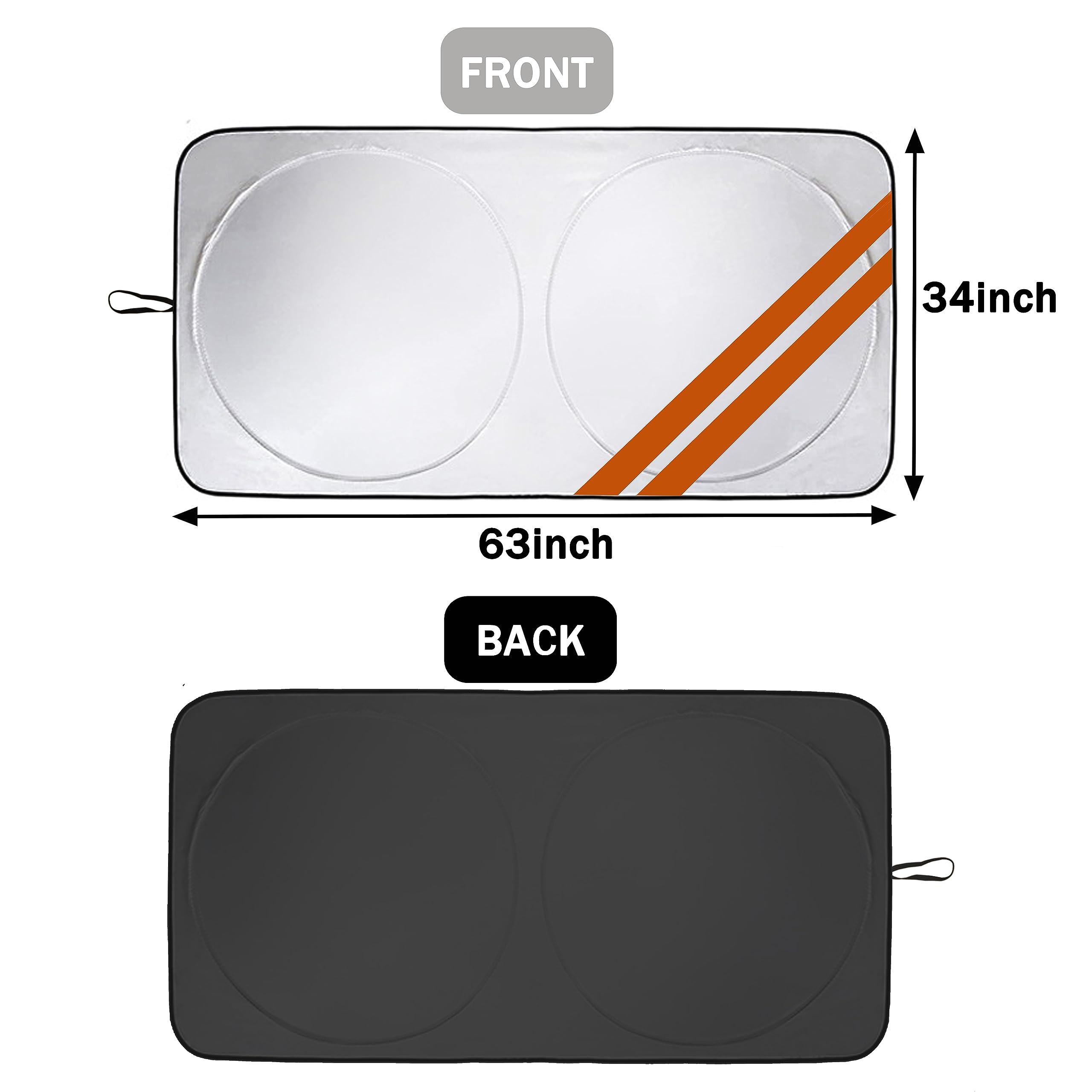 Amazon.co.jp: フロントガラス用サンシェード カーウィンドウ用