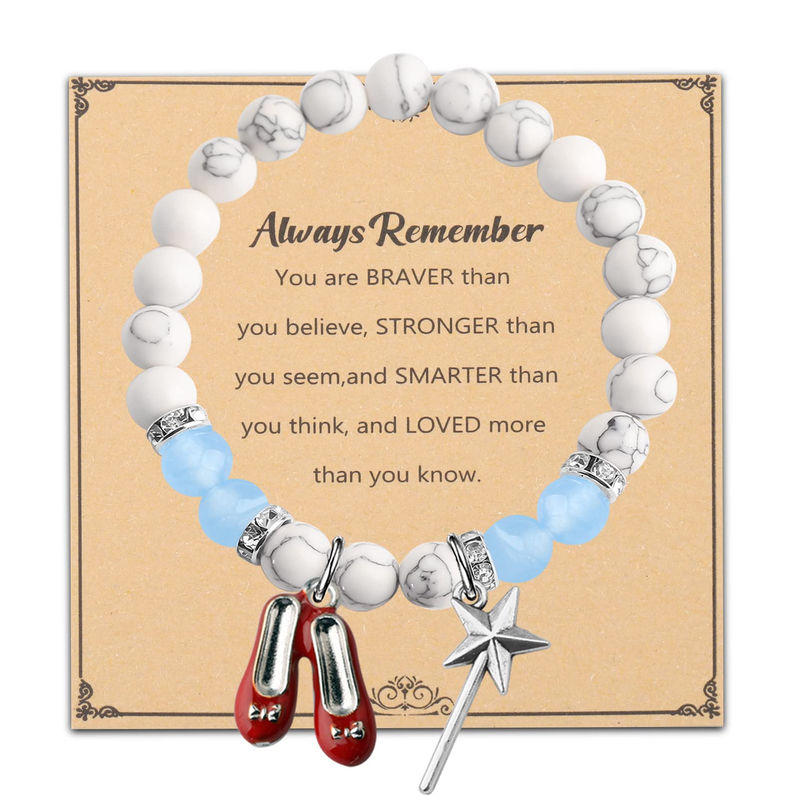 WSNANG Movie Inspired Charm Bracelet Cosplay Jewelry for Her Movie Merchandise Fandom Gift