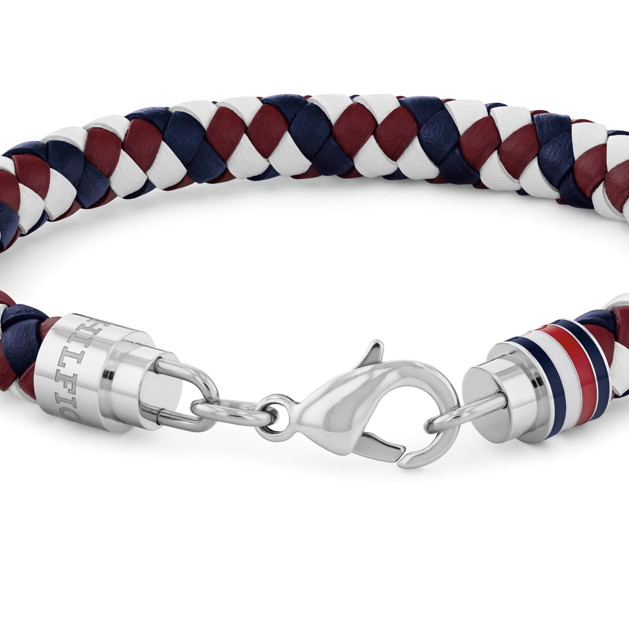 Tommy Hilfiger Męskie skórzane bransoletki w różnych kombinacjach kolorystycznych, wszystkie z zapięciem ze stali nierdzewnej