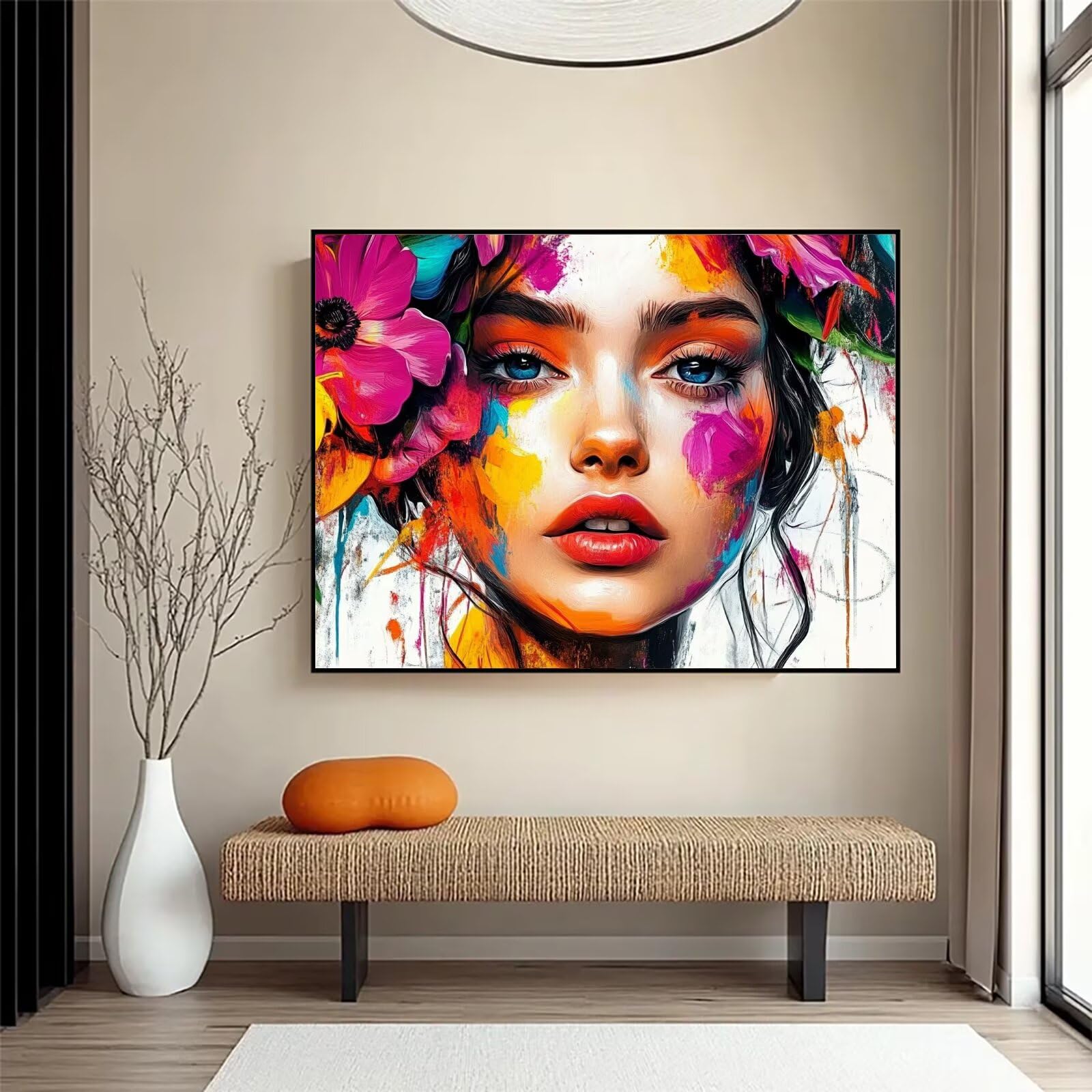 Diamond Painting Blume, 5D Diamond Painting Erwachsene 70x90cm qw1-645