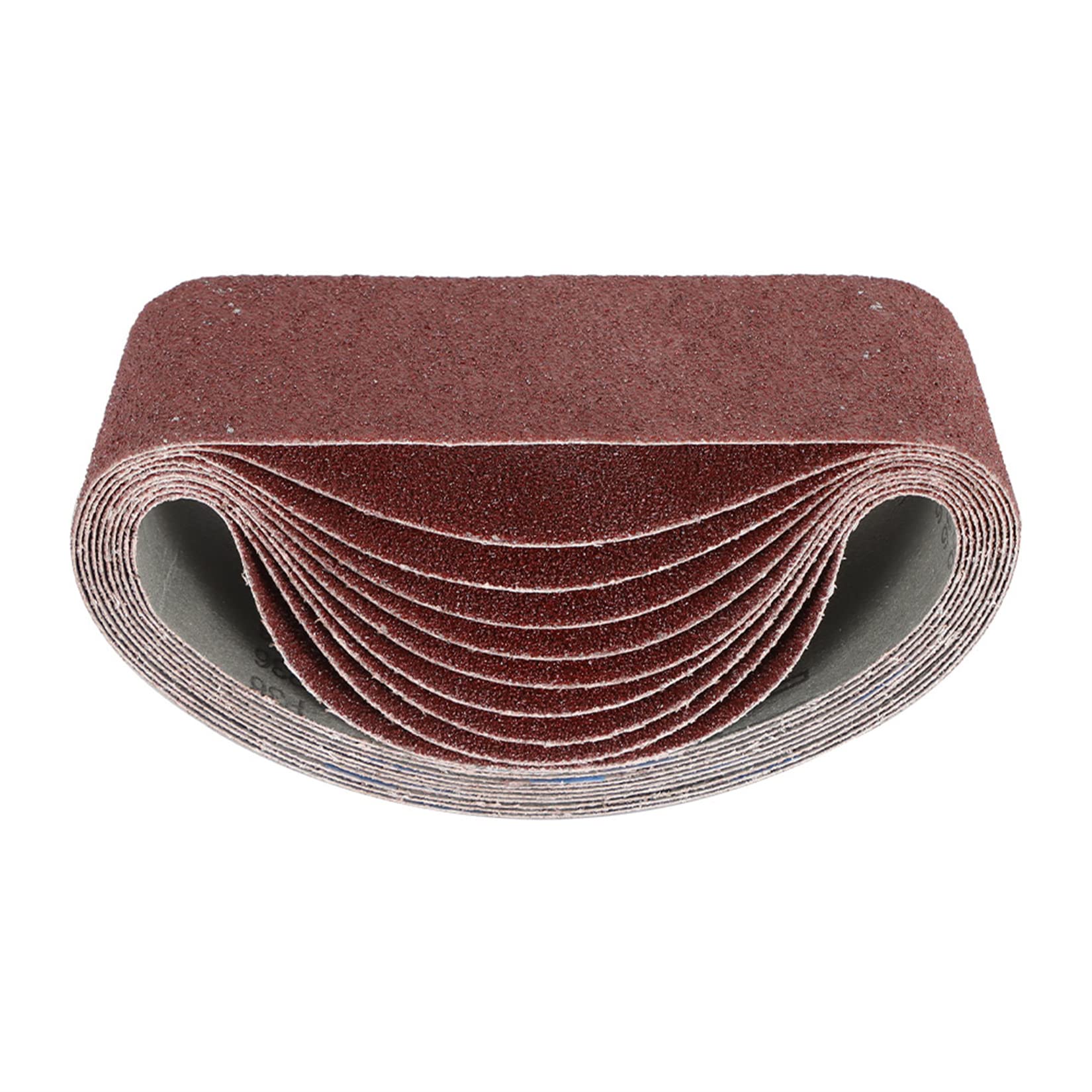 findmall 10 correas de lijado de óxido de aluminio de 4 x 24 pulgadas, bandas de lija de grano 36 aptas para pulir metal