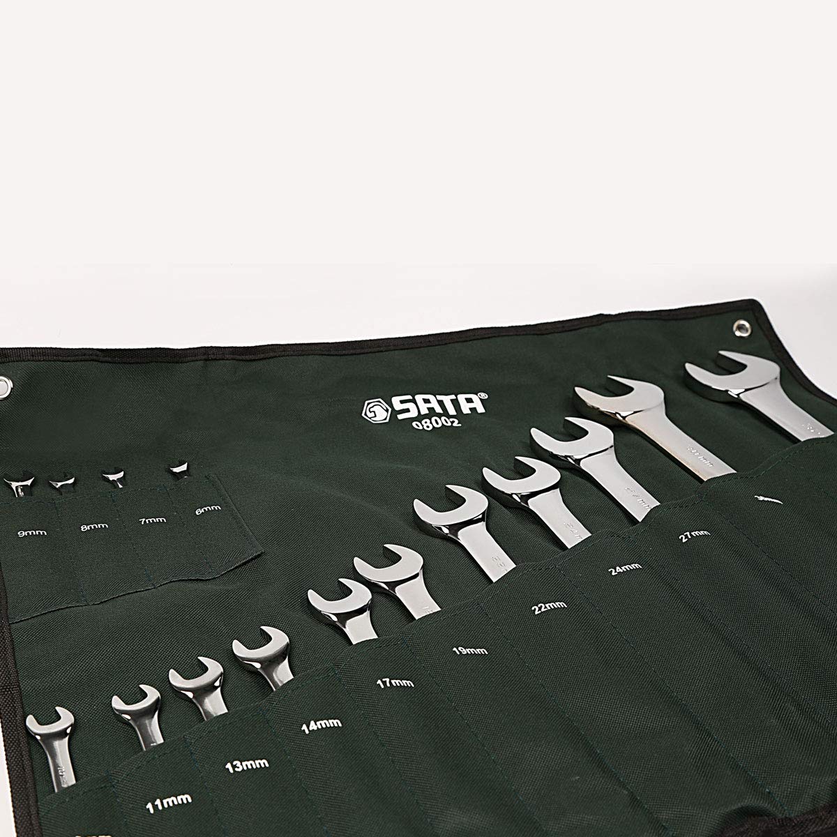 SATA ST08002SJ 15 Piezas Juego de Llaves Combinadas Métricas