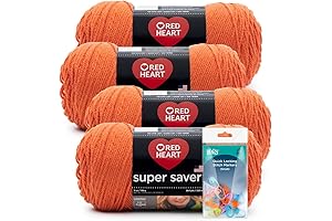 Red Heart Super Saver Yarn Carrot 4-Pack: Value, Craftsmanship, and Comfort