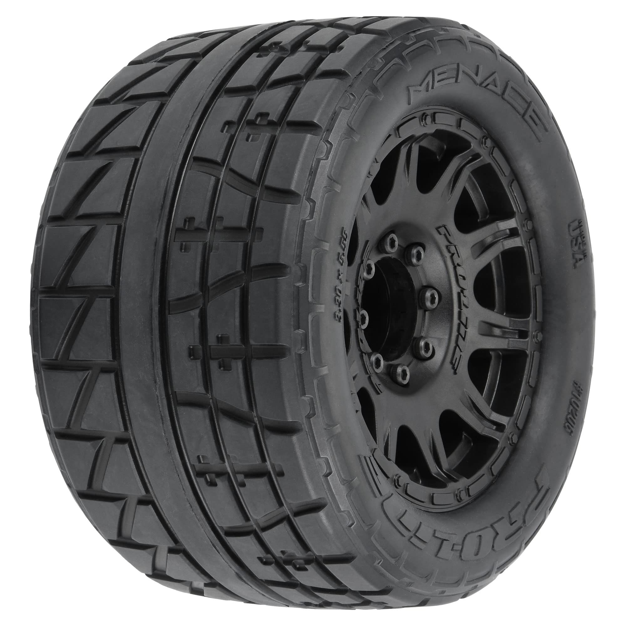 Pro-Line Racing 1/8 Menace HP F/R 3.8 MT MTD 17mm Blk Raid 2 PRO1020610