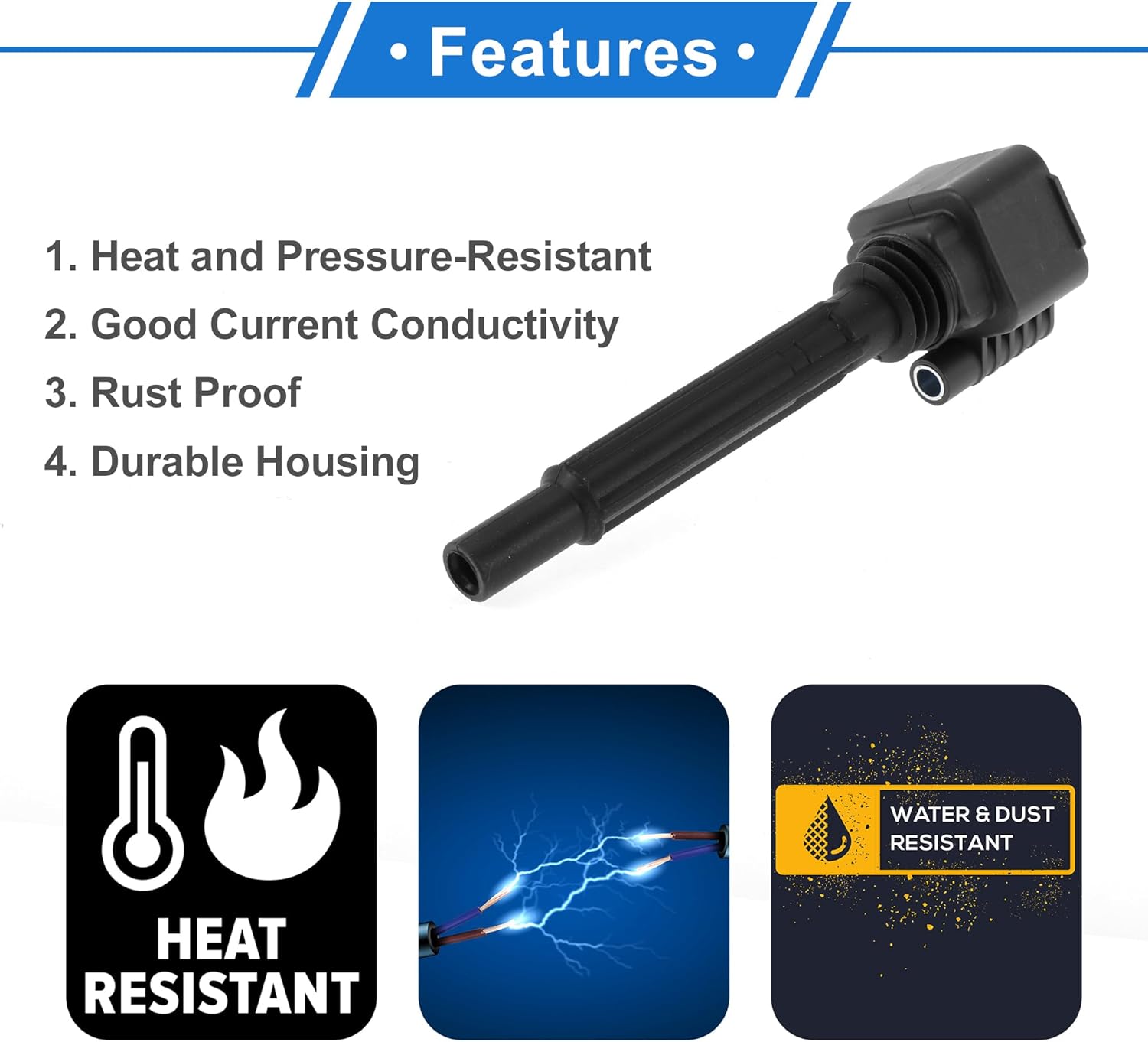 Ignition Coil for Jeep Renegade 2015-2018 Ignition Coil Pack Auto Accessories 4 Pcs