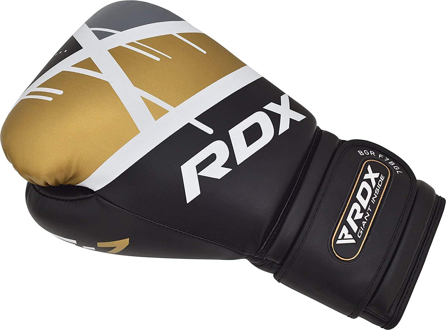 RDX Boxhandschuhe, Maya Hide Leder, EGO Muay Thai und Training Boxhandschuhe für Sparring, Kampf, Boxsack, MMA, Stanzen, Kickboxing Gloves Herren Damen, 8 10 12 14 16 oz