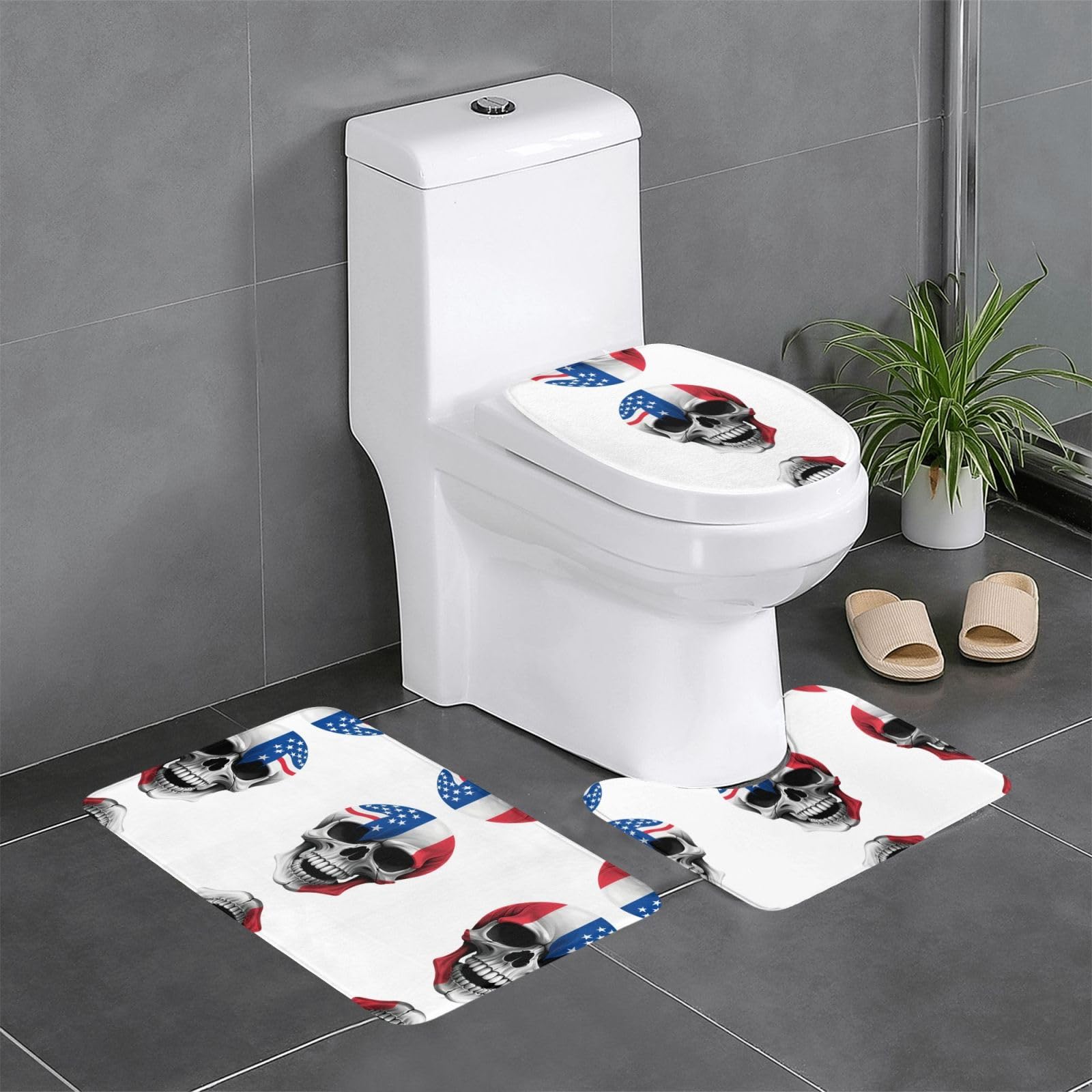Tapis de salle de bain antidérapants WHJDPP pour éviter les glissades au sol