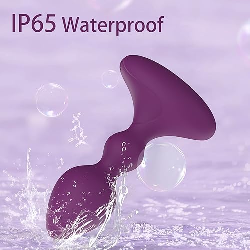 Miniatura 4 de Vibrador de enchufe anal, masajeador de próstata, juguetes masculinos, masturbador femenino de vibración de 10 frecuencias, control remoto y