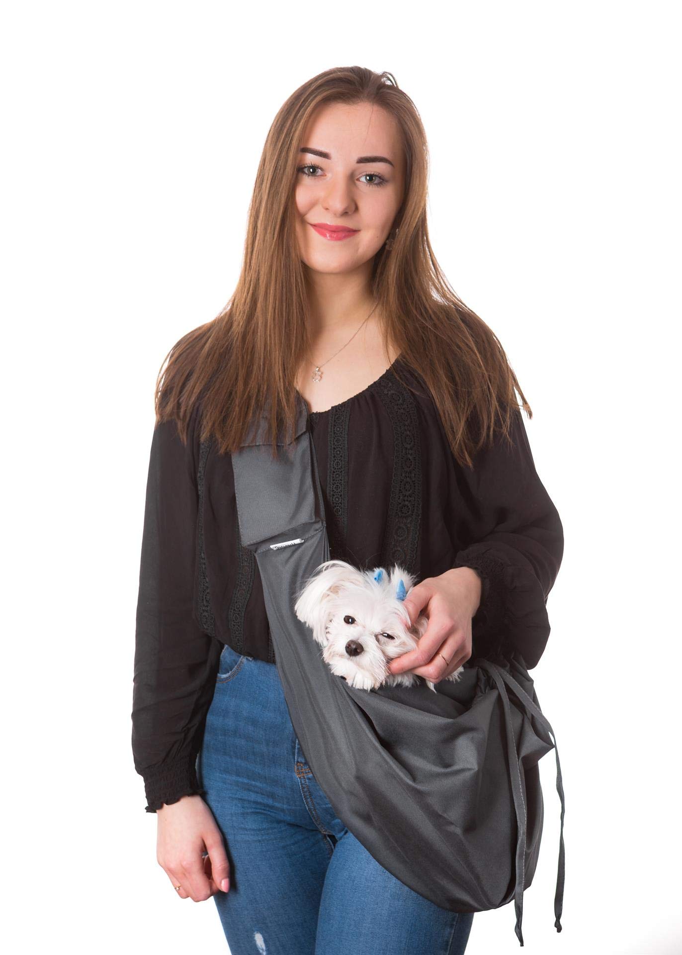 Pañuelo de transporte para perro, gato y mascota, bolso de hombro con bolsa de transporte para perros