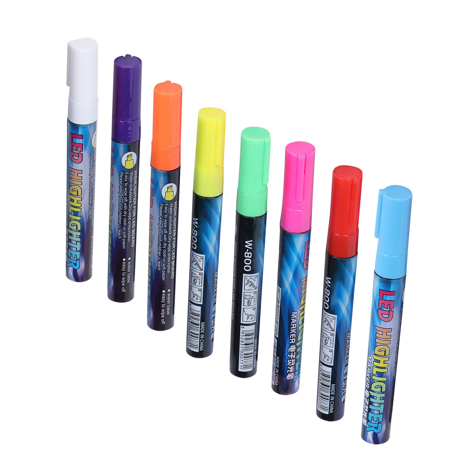 ULIFEME Pennarelli A Vernice Acrilica, 12 Colori Permanenti Pittura Arte Pennarello Set Di Penne